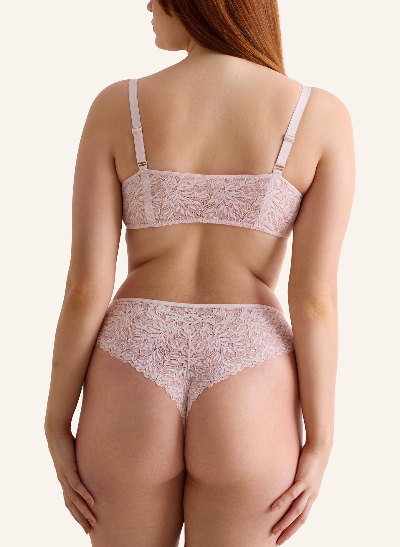 erlich textil Bustier DREAMY LACE BANDEAU BRALETTE: BLAU