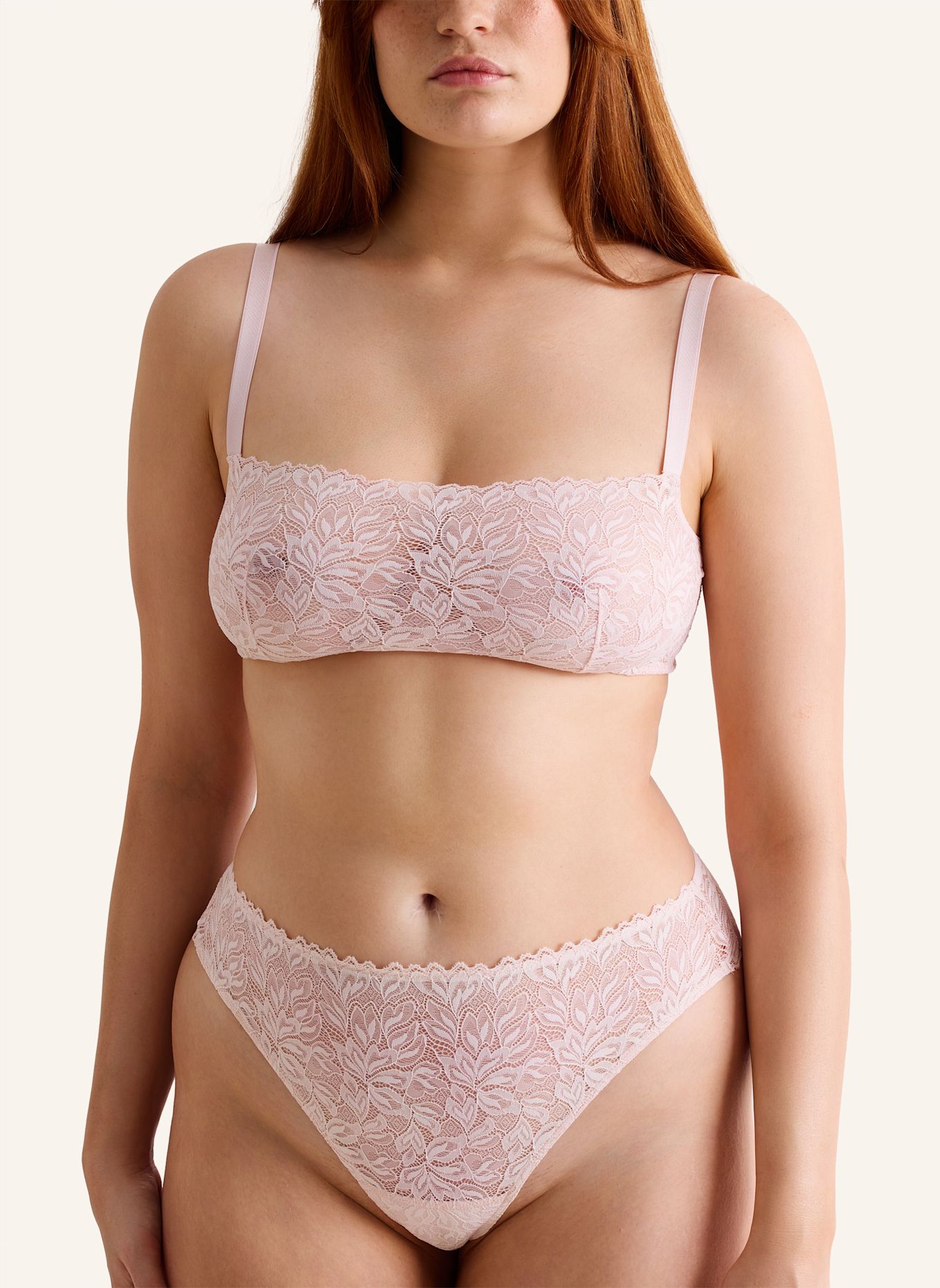 erlich textil Bustier DREAMY LACE BANDEAU BRALETTE: BLAU