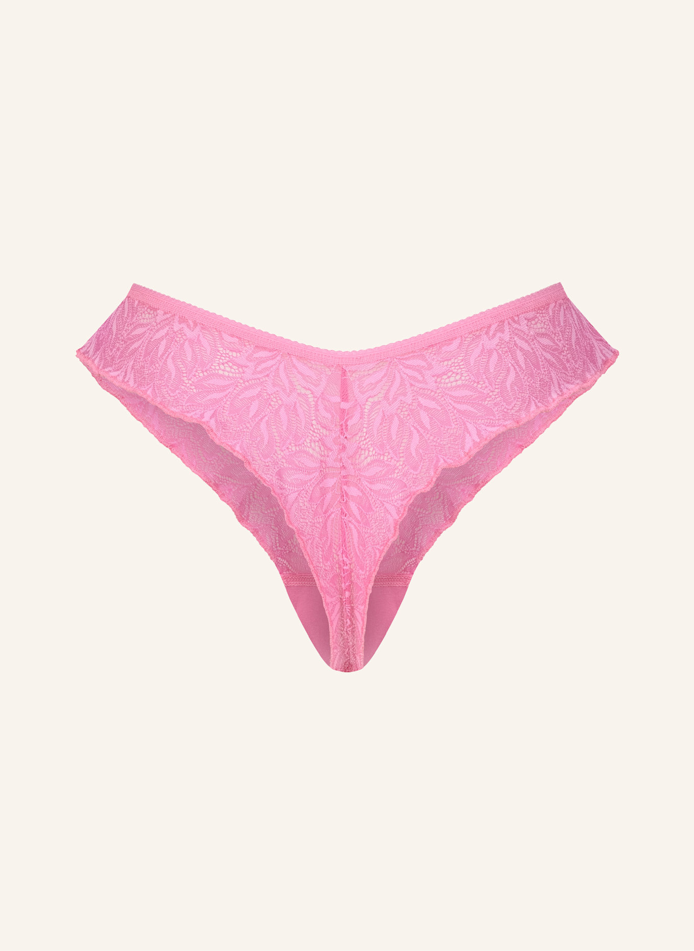 erlich textil String ICONIC LACE BRAZIL STRING: ROSA