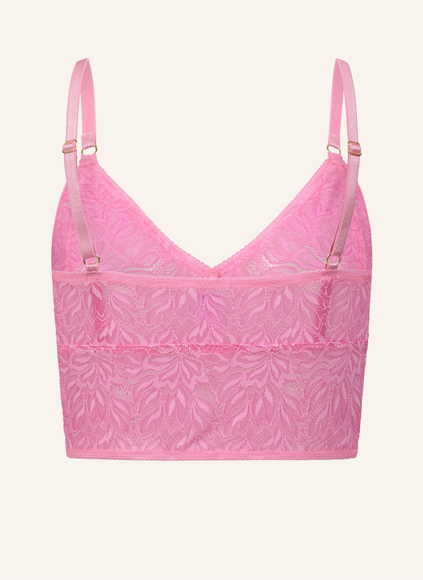 erlich textil Bustier ICONIC LACE BRALETTE TOP: ROSA