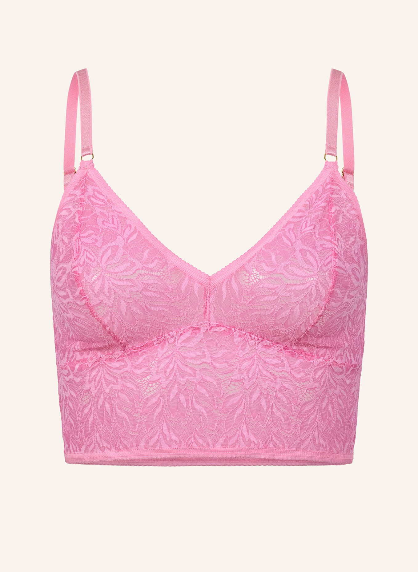 erlich textil Bustier ICONIC LACE BRALETTE TOP: ROSA