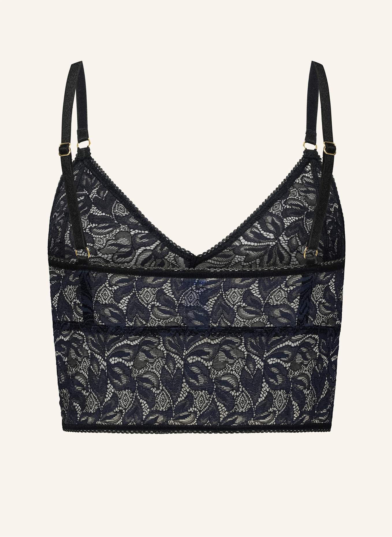 erlich textil Bustier ICONIC LACE BRALETTE TOP: SCHWARZ