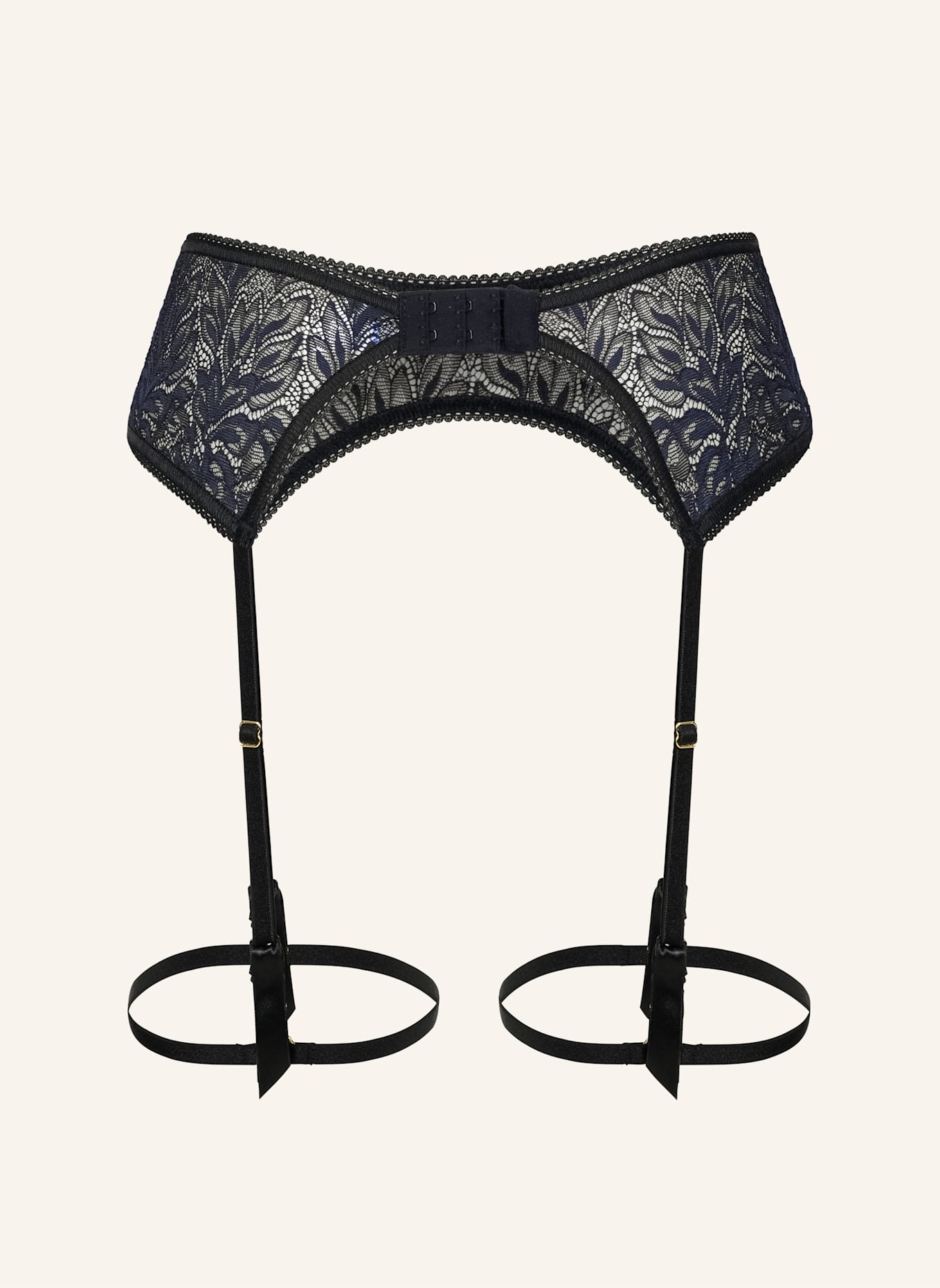 erlich textil Strumpfhalter ICONIC LACE STRUMPFHALTER: SCHWARZ