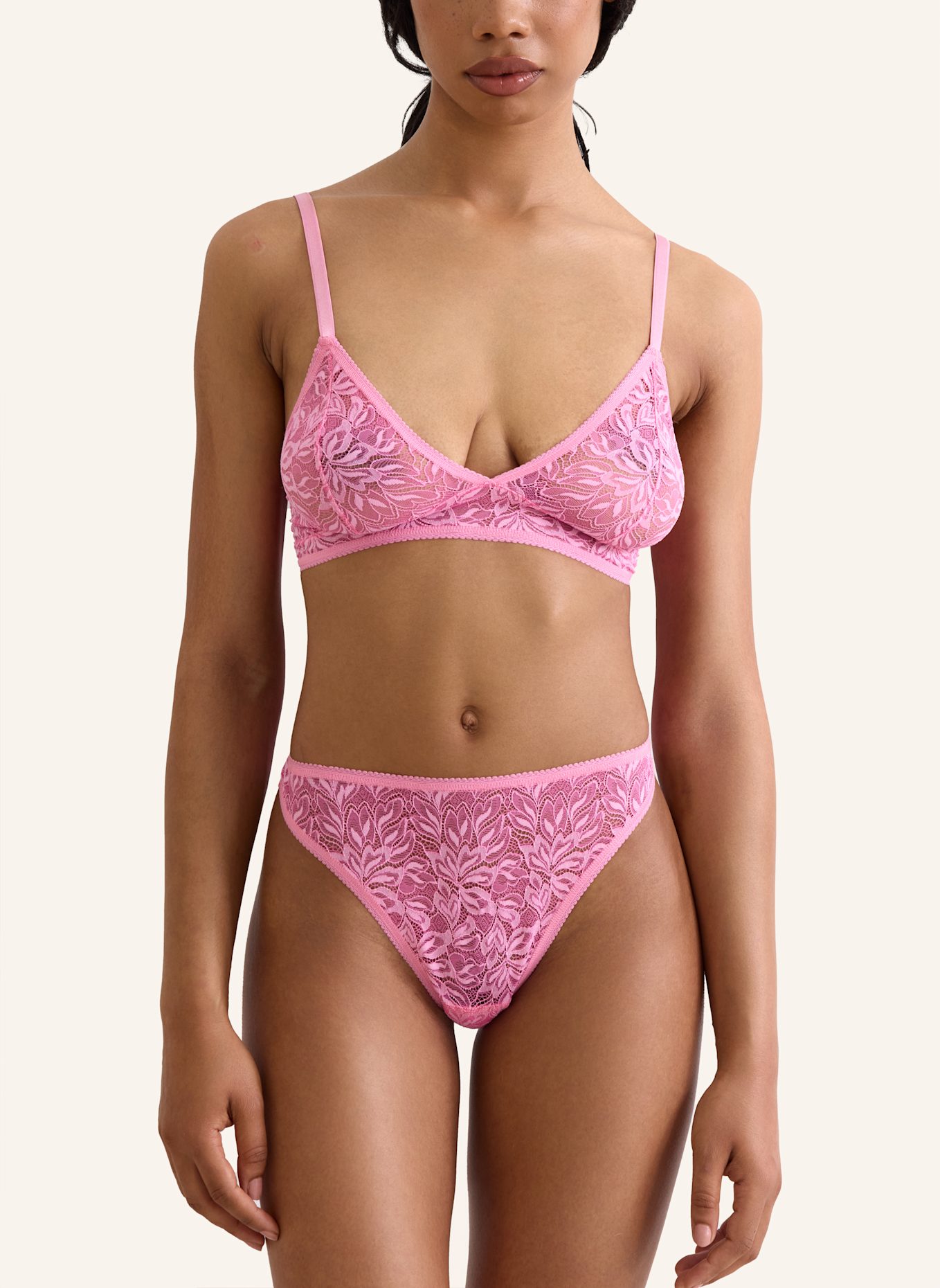 erlich textil Slip ICONIC LACE BRAZIL SLIP: ROSA