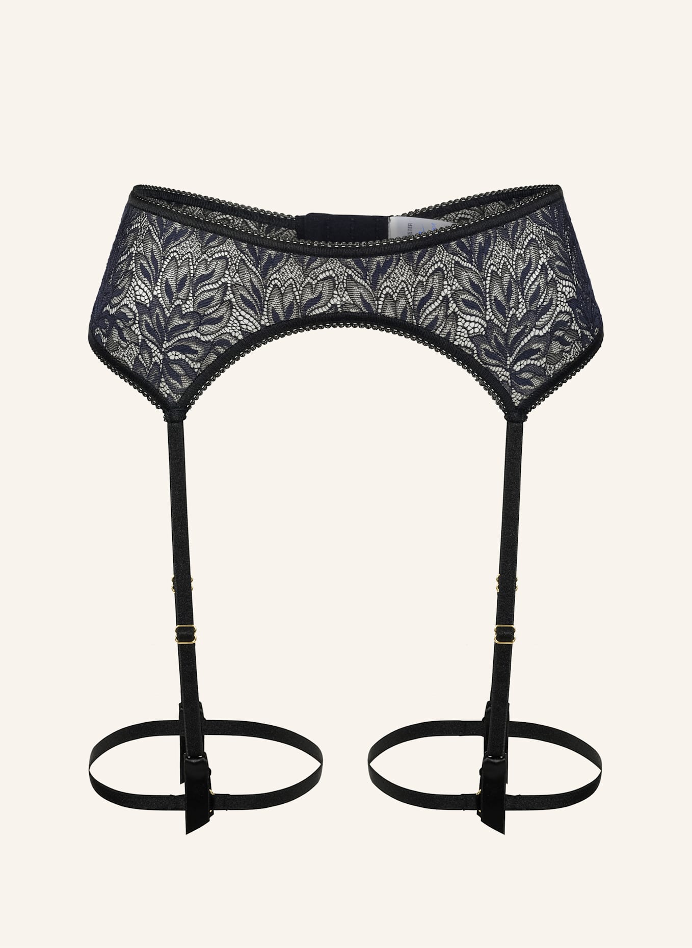 erlich textil Strumpfhalter ICONIC LACE STRUMPFHALTER: SCHWARZ