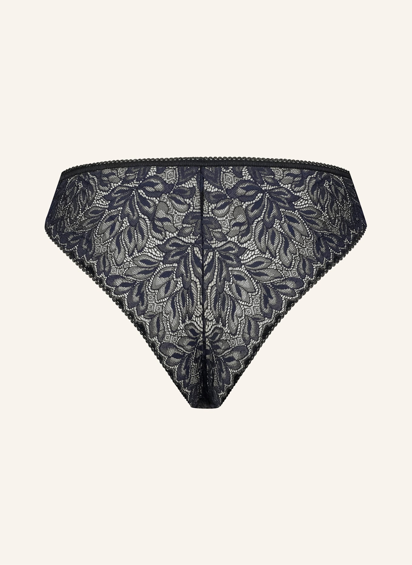 erlich textil Slip ICONIC LACE BRAZIL SLIP: SCHWARZ