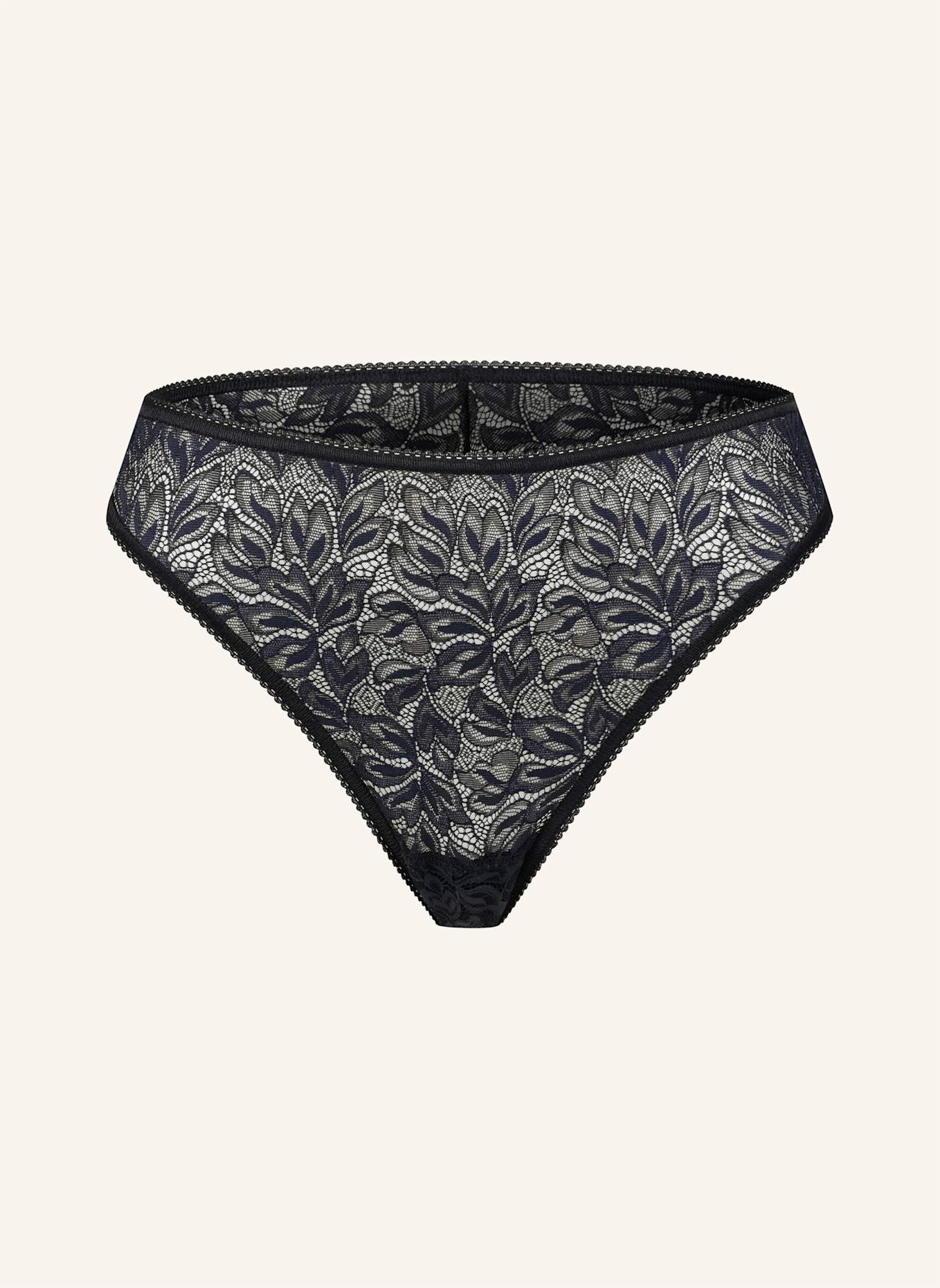 erlich textil Slip ICONIC LACE BRAZIL SLIP: SCHWARZ