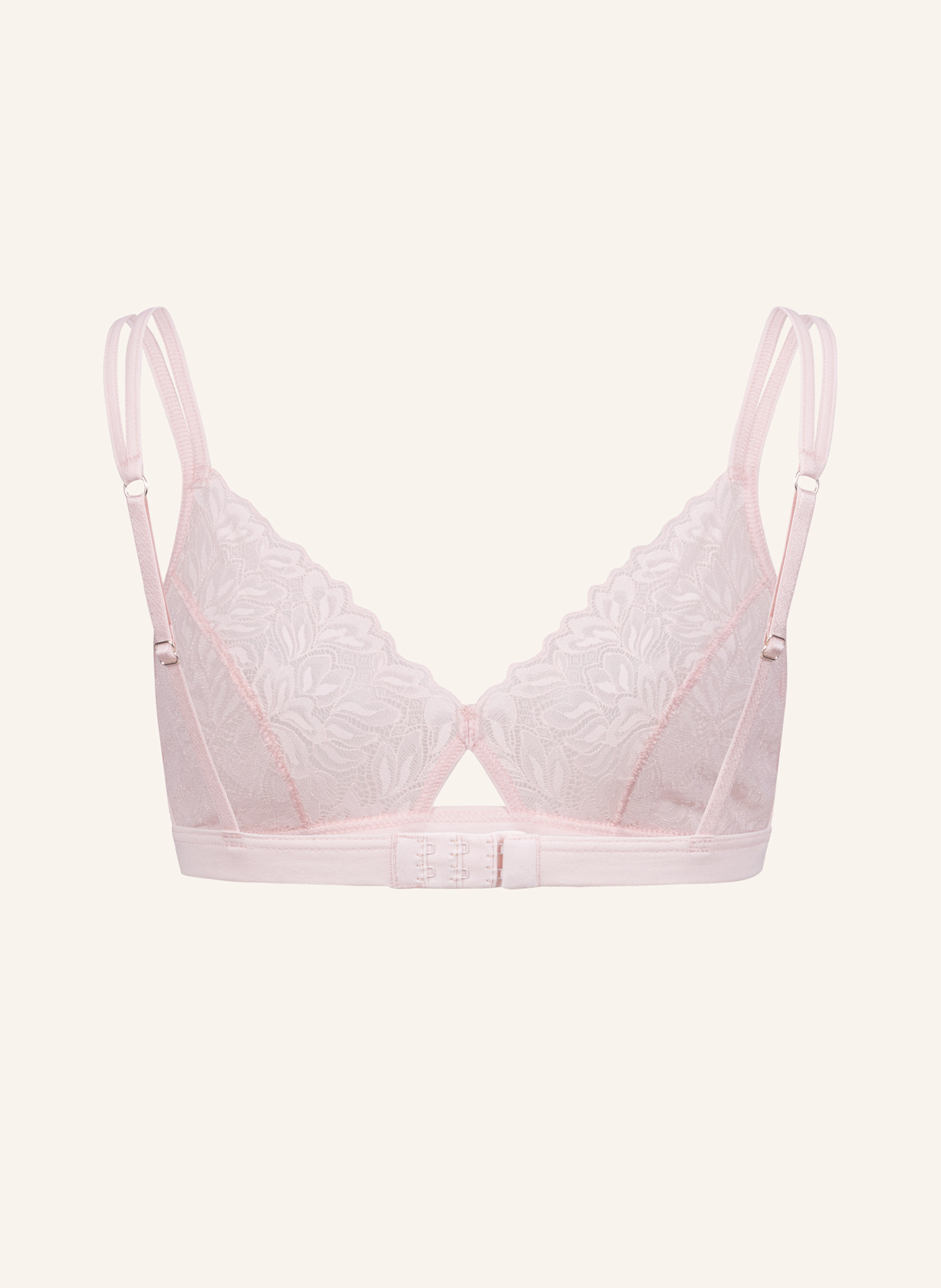 erlich textil Bustier DREAMY LACE CUT-OUT BRALETTE: BLAU