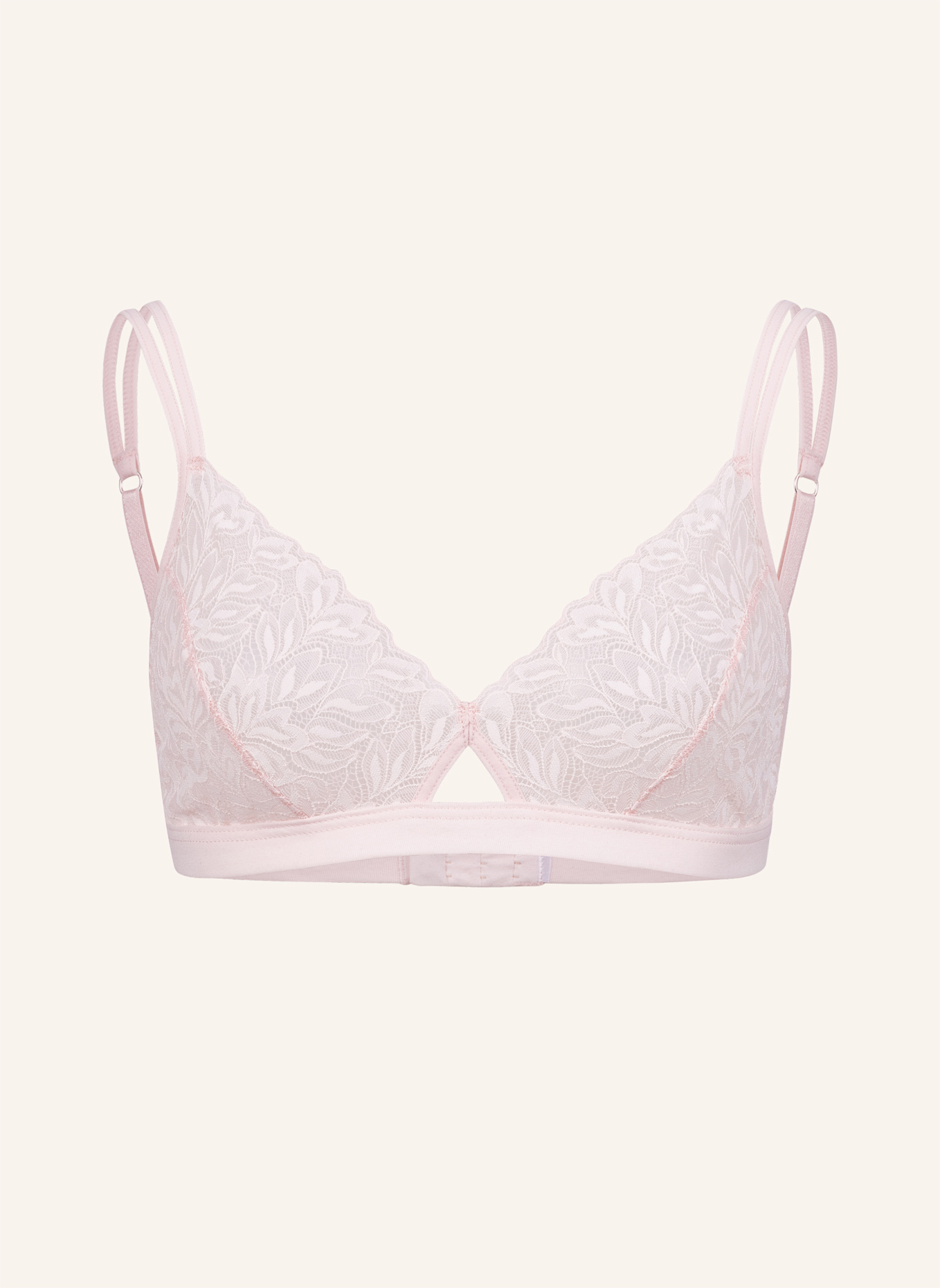 erlich textil Bustier DREAMY LACE CUT-OUT BRALETTE: BLAU