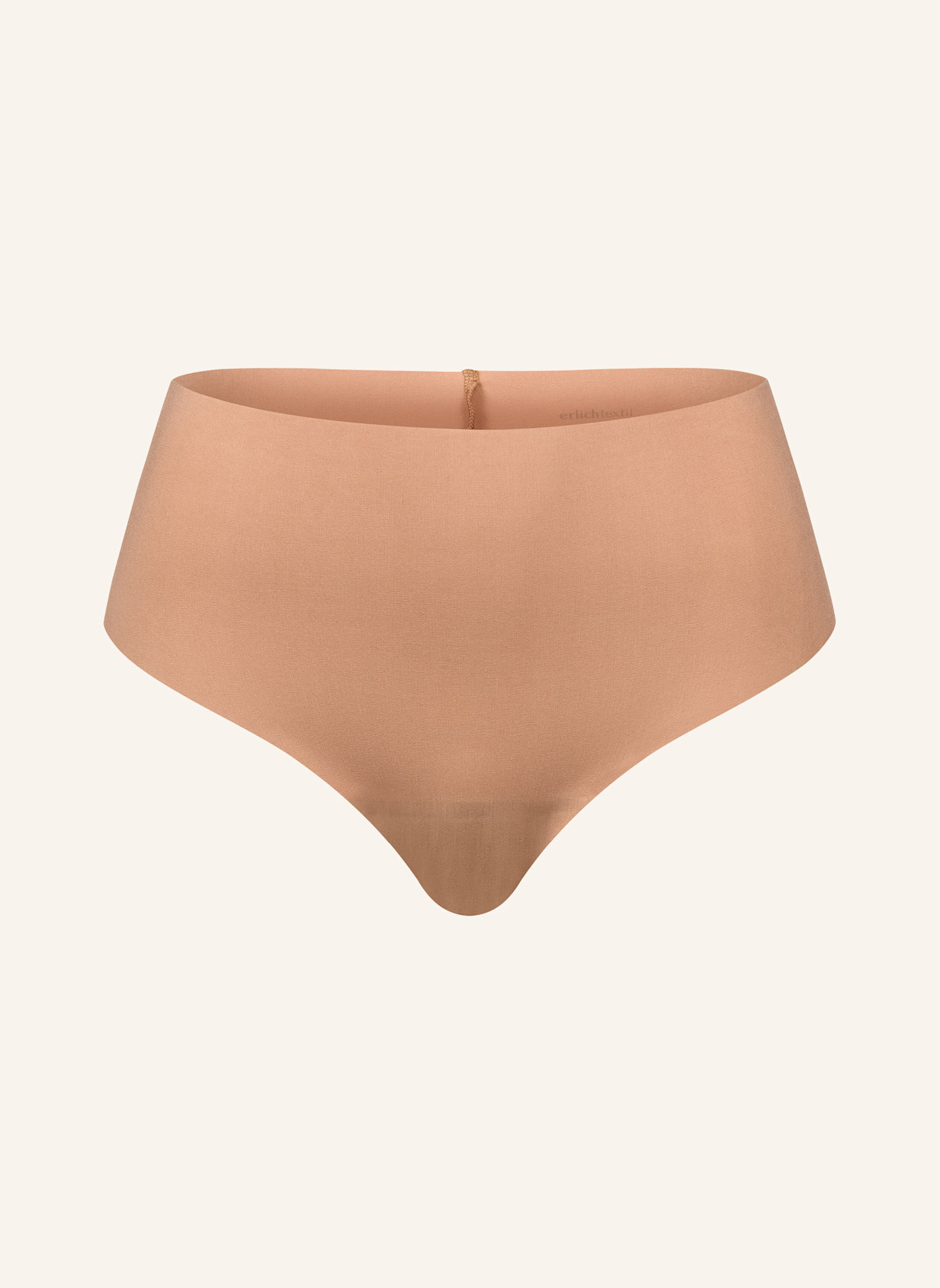 erlich textil String LIGHT TOUCH HIGH WAIST: BRAUN