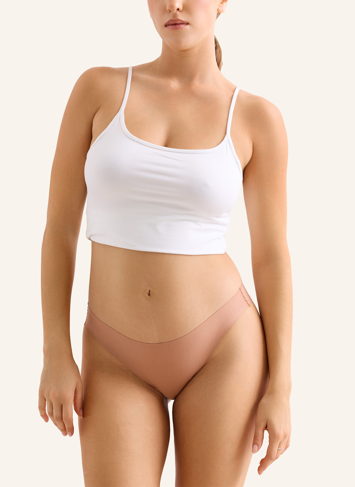 erlich textil erlich textil 3 PACK - SEAMLESS Brazil Slip LIGHT TOUCH BRAZIL: BRAUN