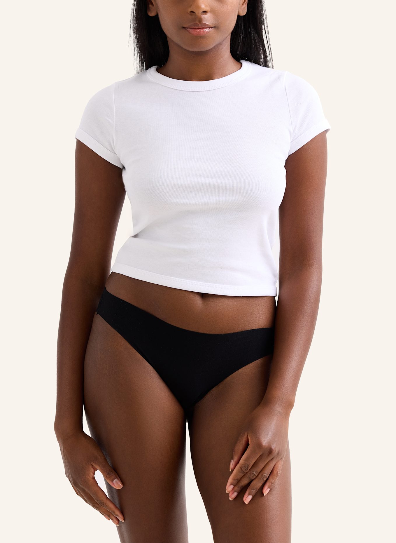 erlich textil erlich textil 3 PACK - SEAMLESS Brazil Slip LIGHT TOUCH BRAZIL: SCHWARZ