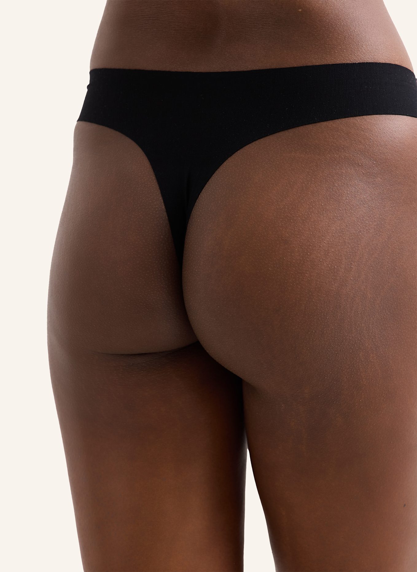 erlich textil String LIGHT TOUCH: SCHWARZ