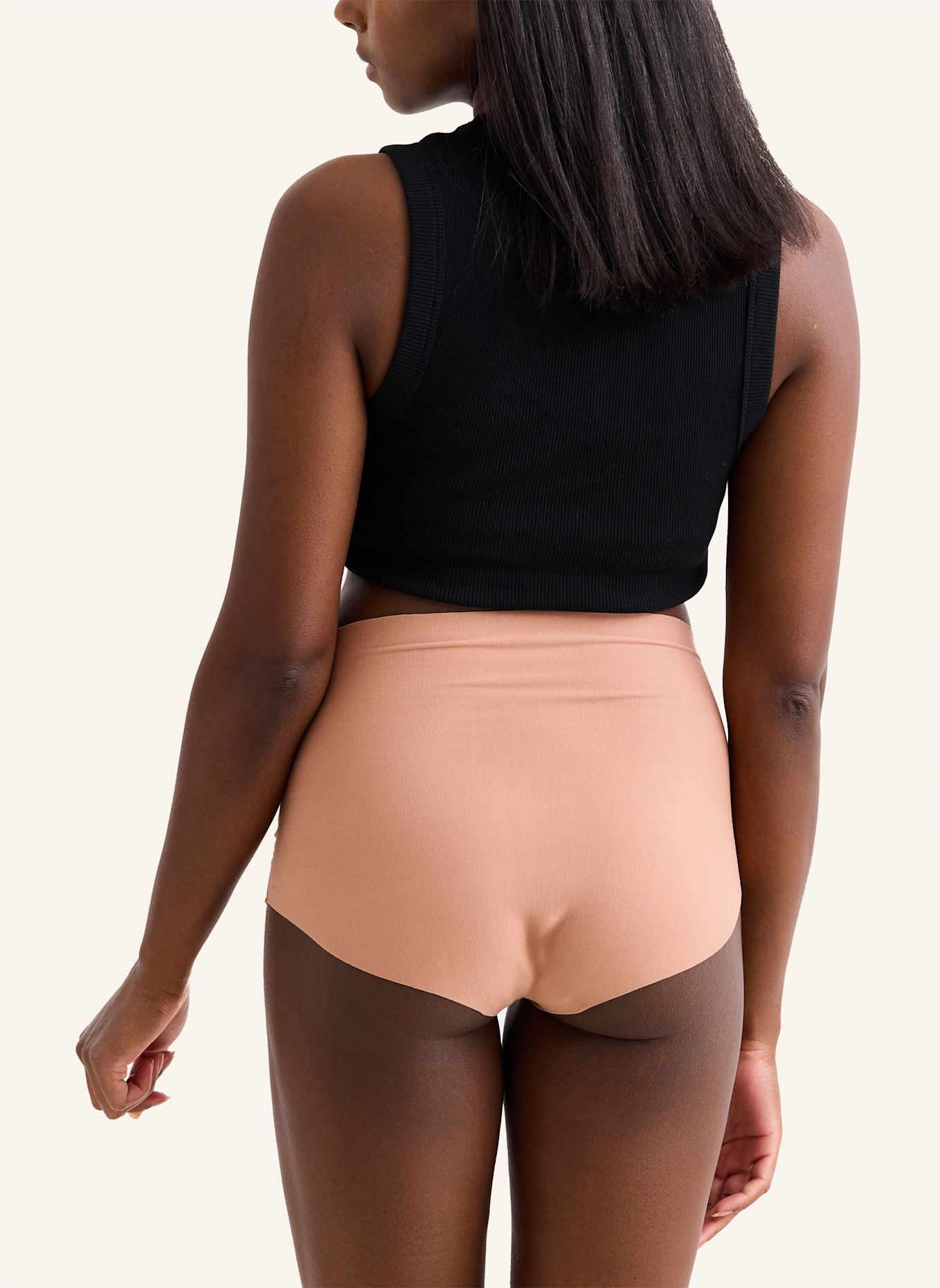 erlich textil Slip LIGHT TOUCH HIGH WAIST: BRAUN