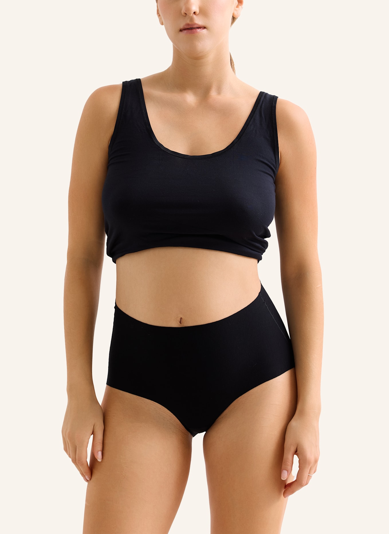 erlich textil erlich textil 3 PACK - SEAMLESS HIGH WAIST Slip Light Touch High Waist SLIP IM 3er PACK: SCHWARZ