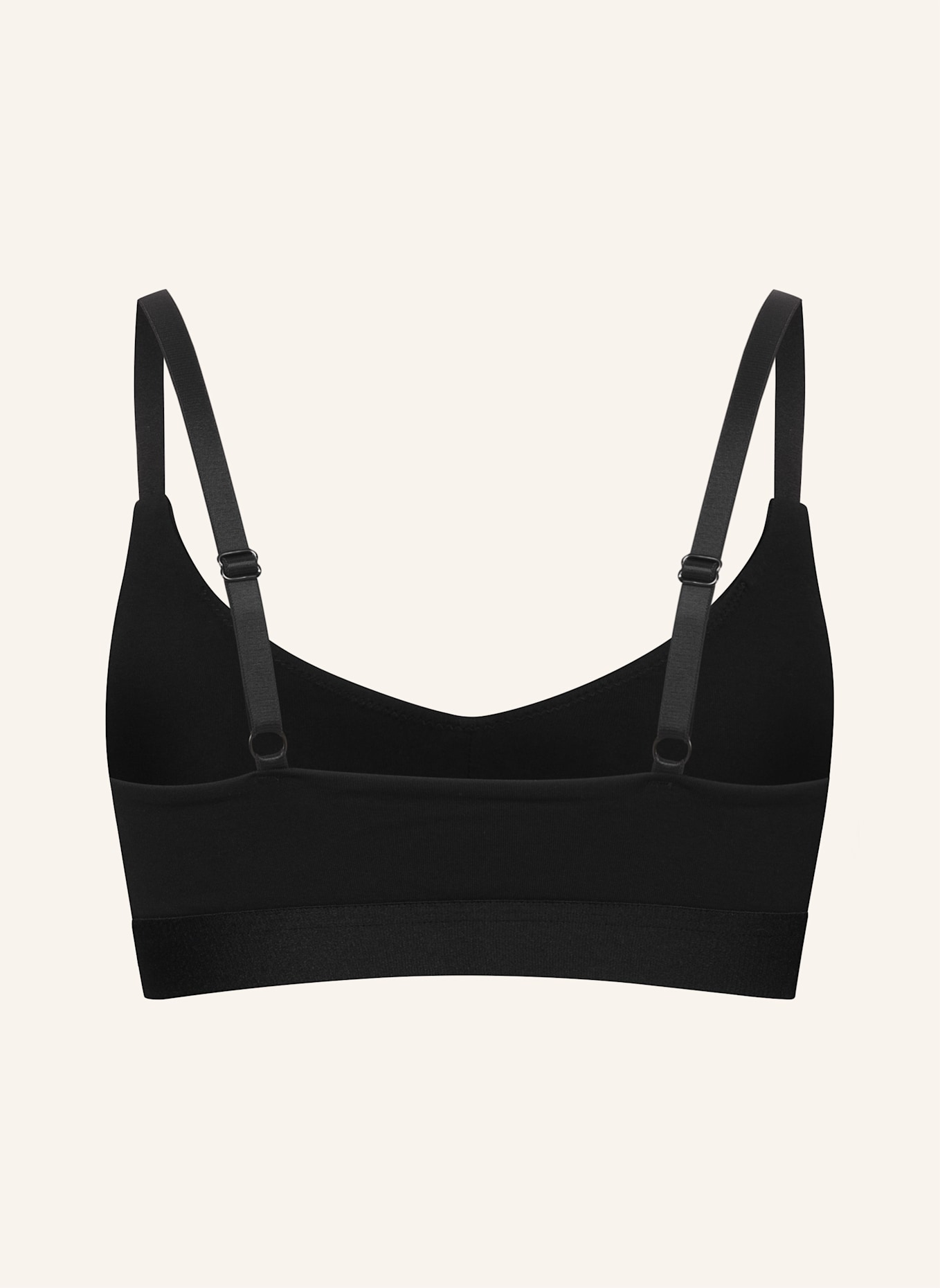 erlich textil Bustier CASUAL COTTON BRALETTE: SCHWARZ