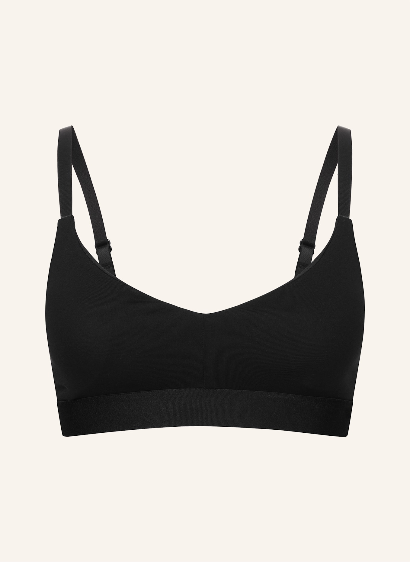 erlich textil Bustier CASUAL COTTON BRALETTE: SCHWARZ