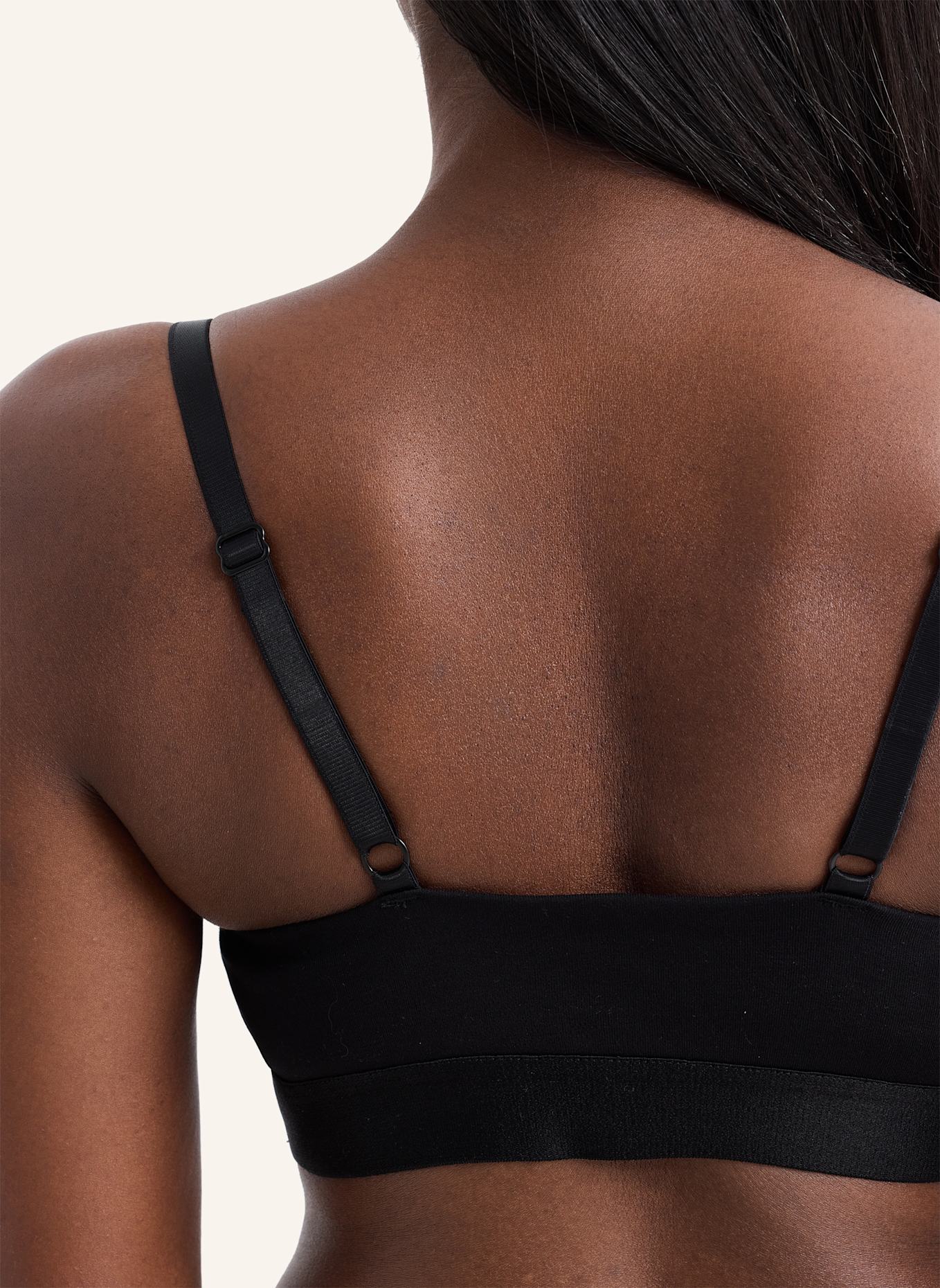 erlich textil Bustier CASUAL COTTON BRALETTE: SCHWARZ