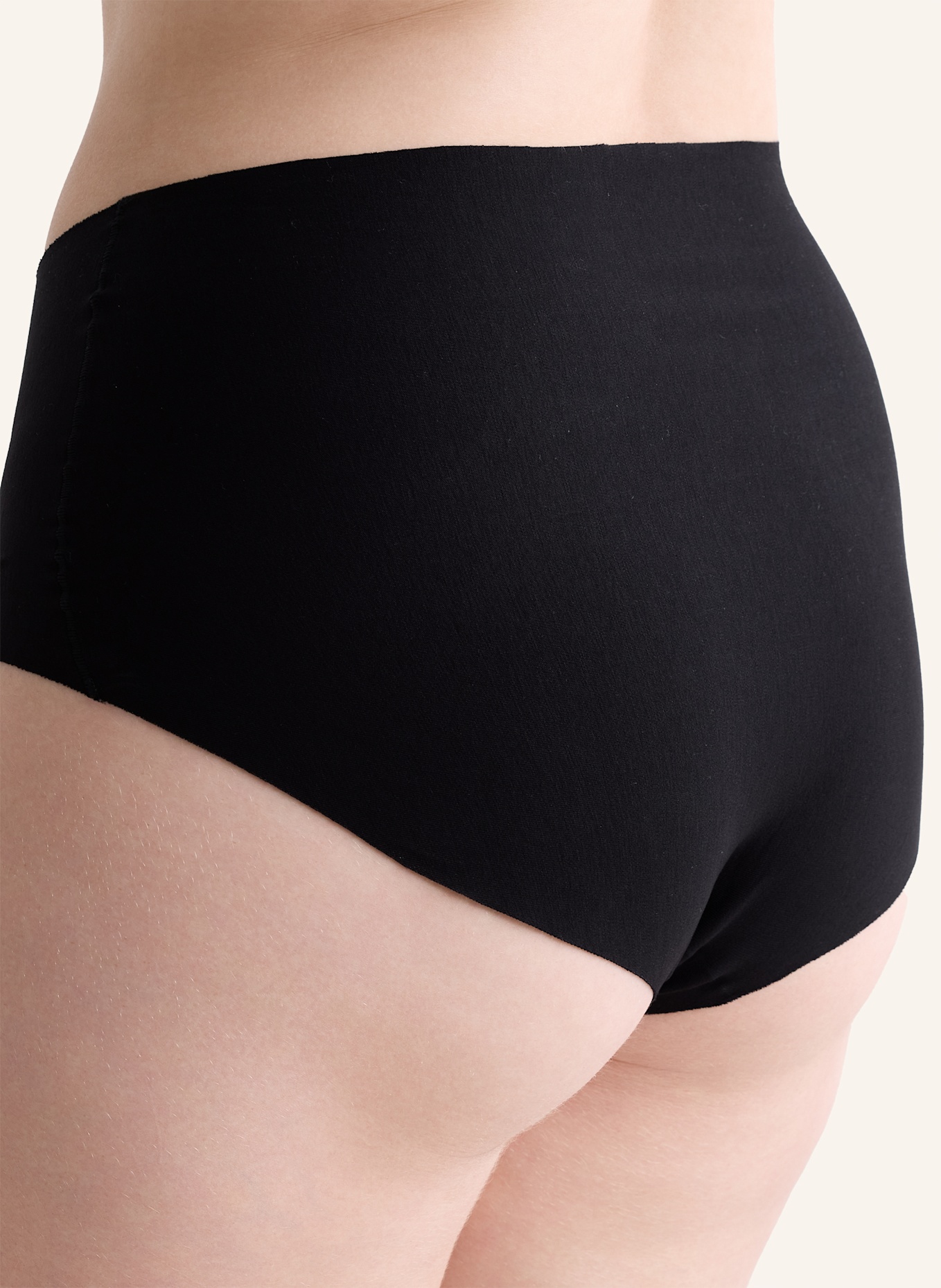 erlich textil Slip CASUAL COTTON HIGH WAIST SLIP: SCHWARZ