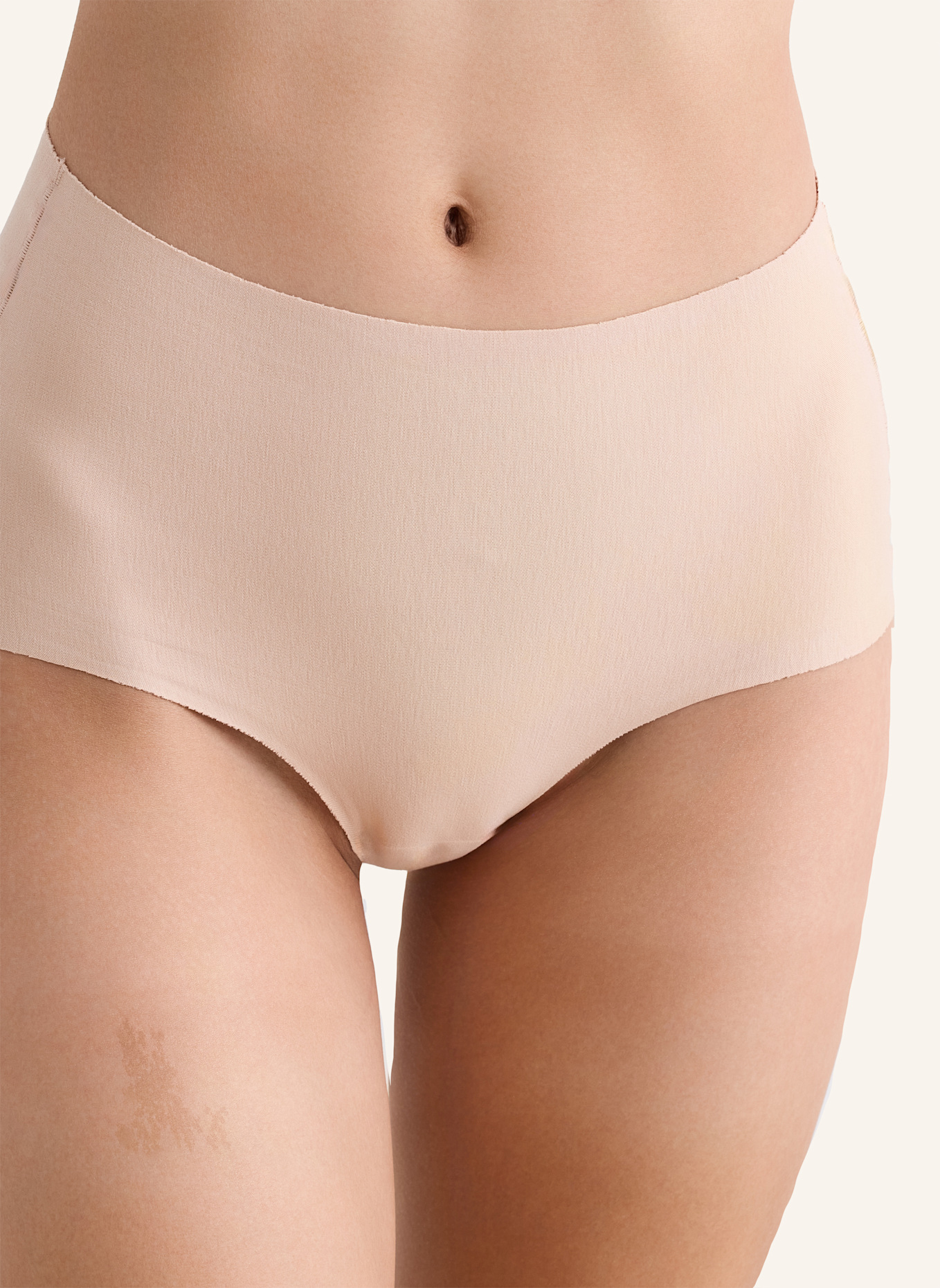 erlich textil Slip CASUAL COTTON HIGH WAIST SLIP: BEIGE