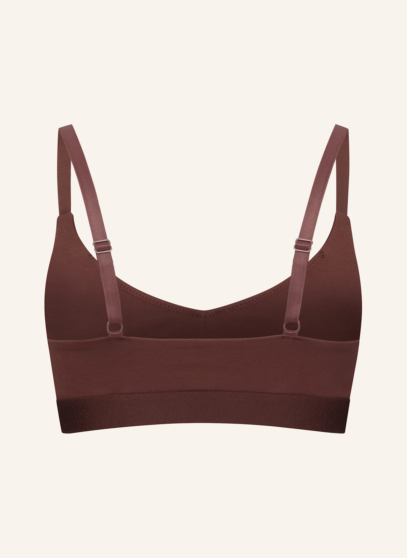 erlich textil Bustier CASUAL COTTON BRALETTE: BRAUN
