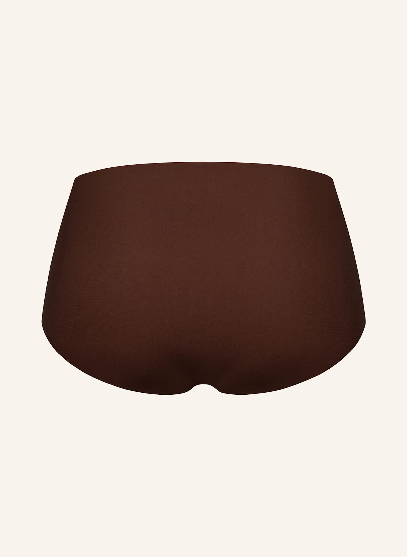 erlich textil Slip CASUAL COTTON HIGH WAIST SLIP: BRAUN