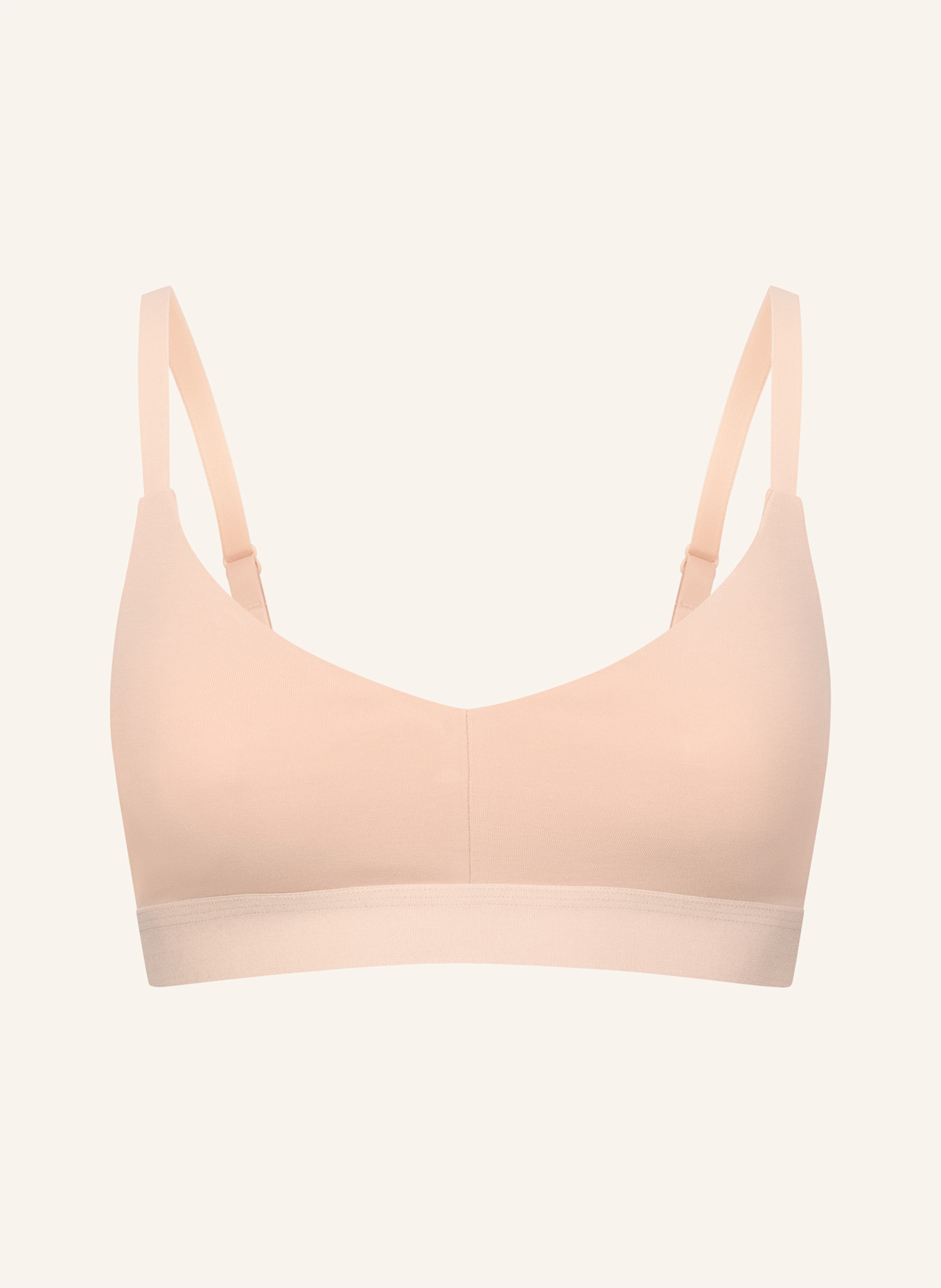 erlich textil Bustier CASUAL COTTON BRALETTE: BEIGE