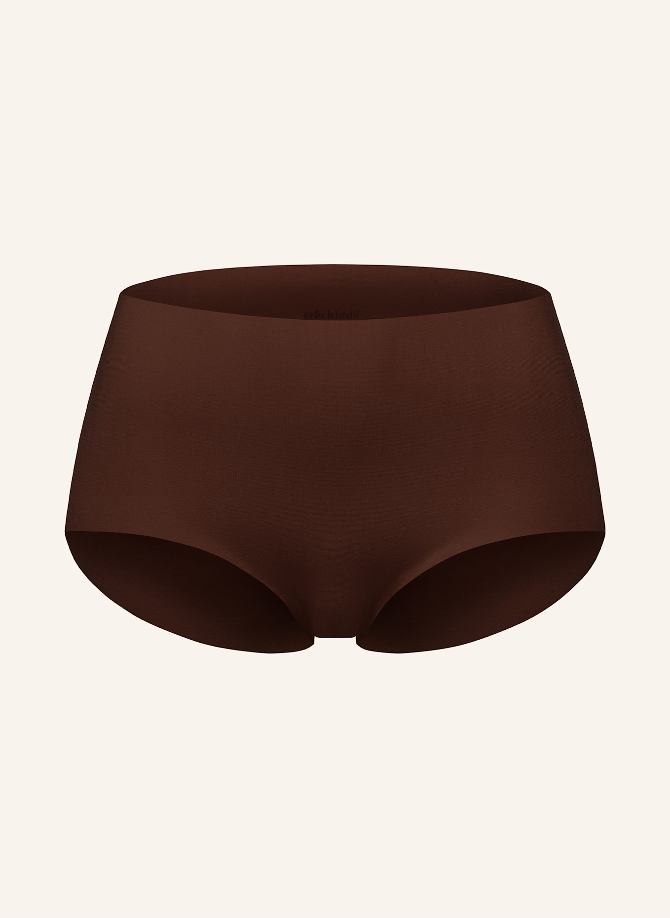 erlich textil Slip CASUAL COTTON HIGH WAIST SLIP: BRAUN