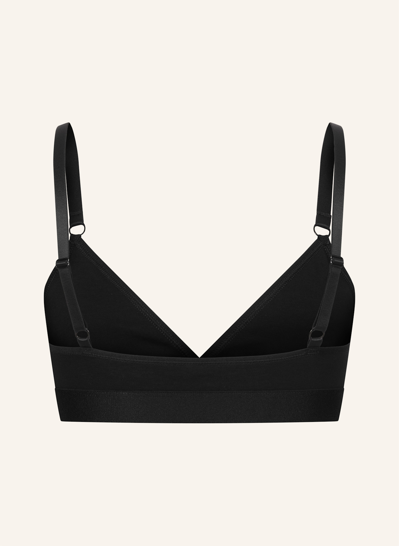 erlich textil Bustier CASUAL COTTON TRAINGEL BRALETTE: SCHWARZ
