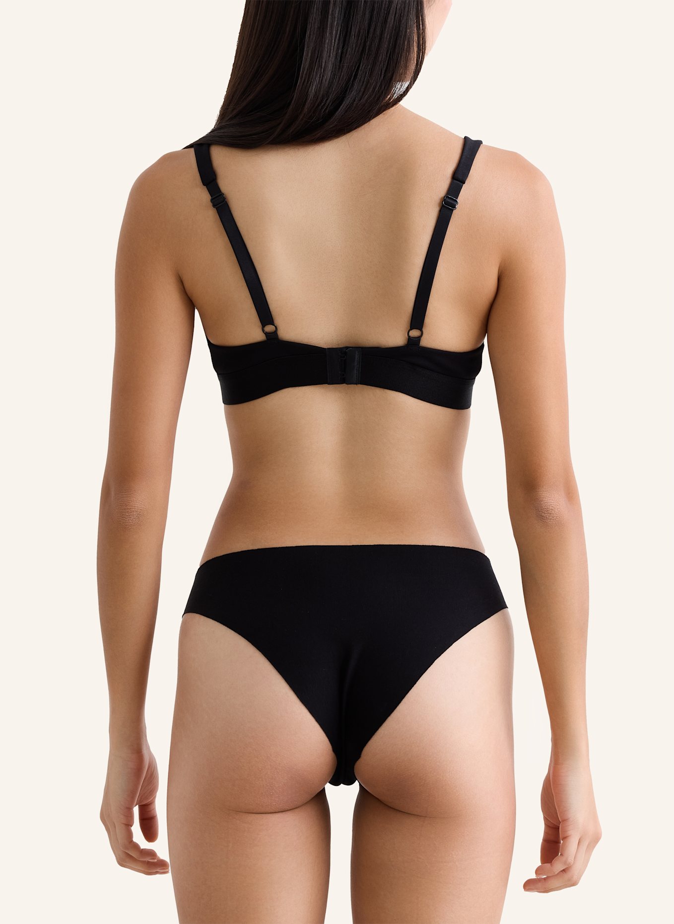 erlich textil Brazil Slip CASUAL COTTON BRAZIL SLIP: SCHWARZ