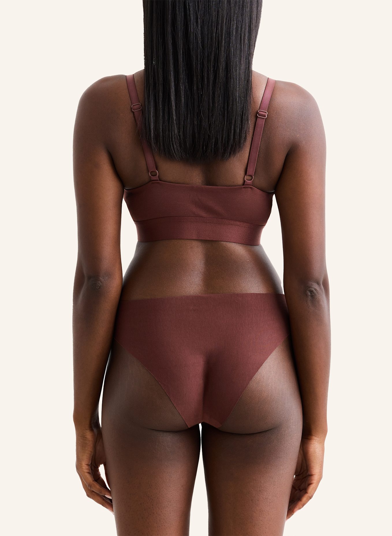 erlich textil Brazil Slip CASUAL COTTON BRAZIL SLIP: BRAUN