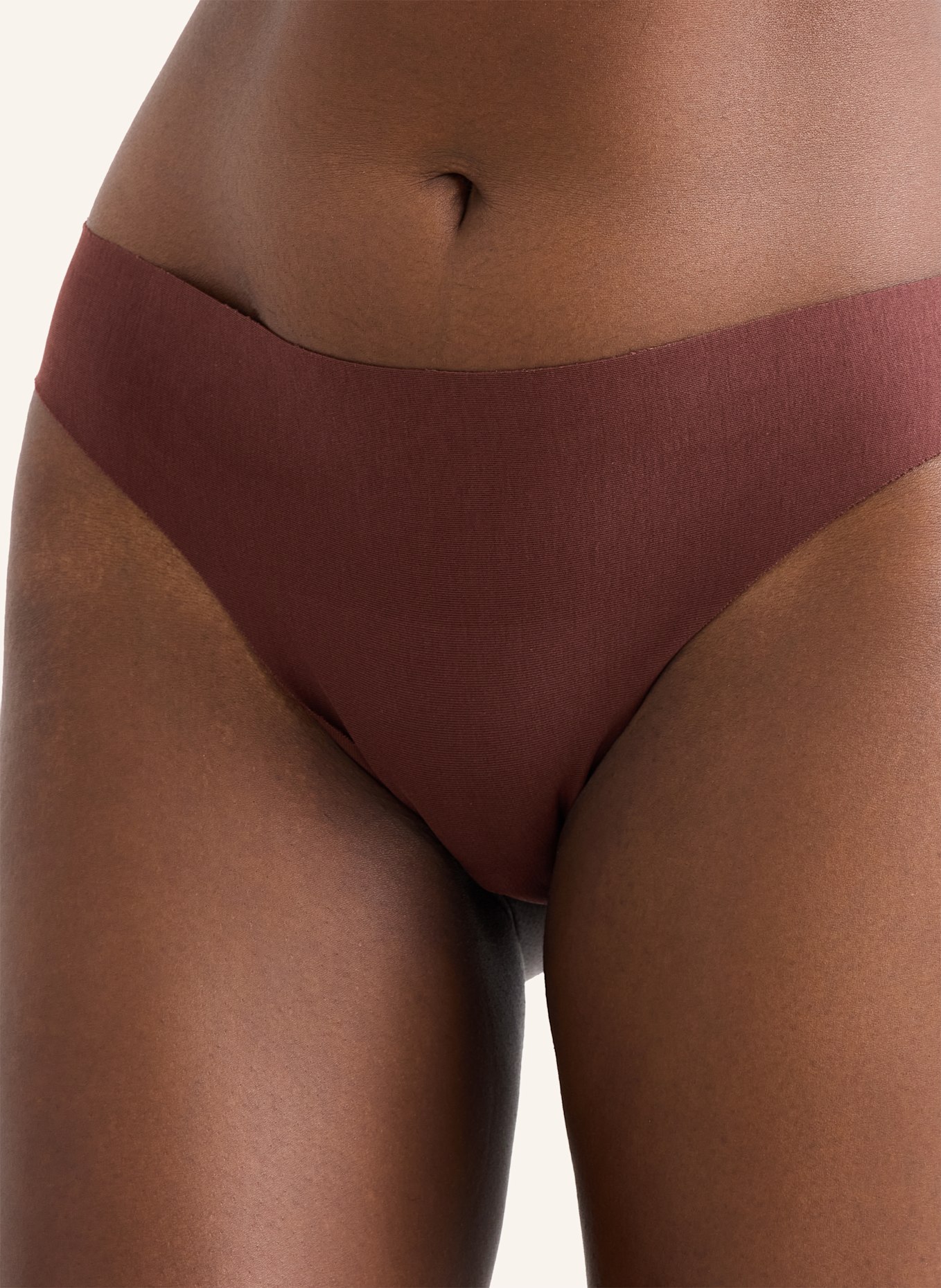 erlich textil Brazil Slip CASUAL COTTON BRAZIL SLIP: BRAUN