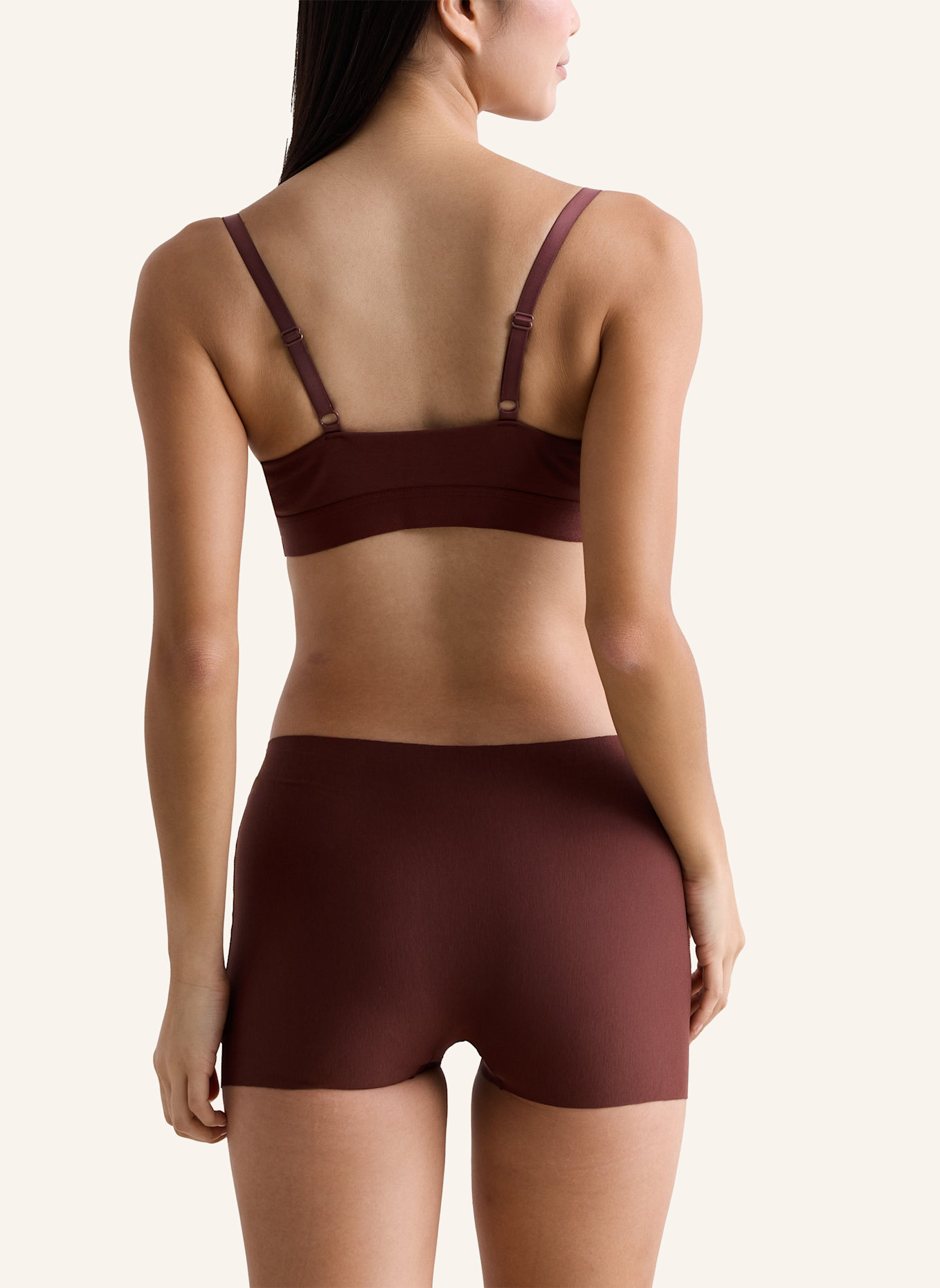 erlich textil Panty CASUAL COTTON PANTY: BRAUN