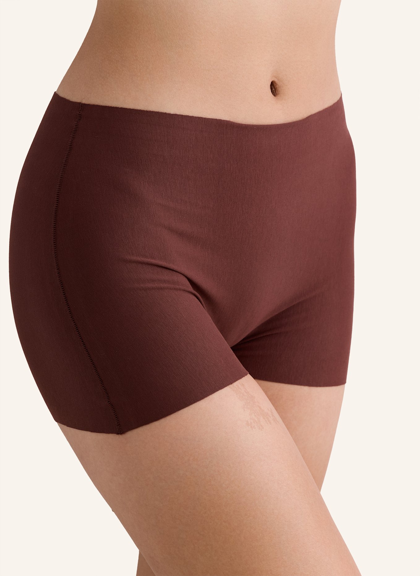 erlich textil Panty CASUAL COTTON PANTY: BRAUN