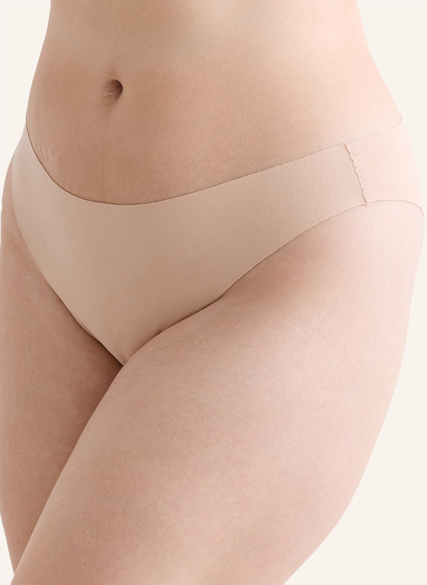 erlich textil Brazil Slip CASUAL COTTON BRAZIL SLIP: BEIGE