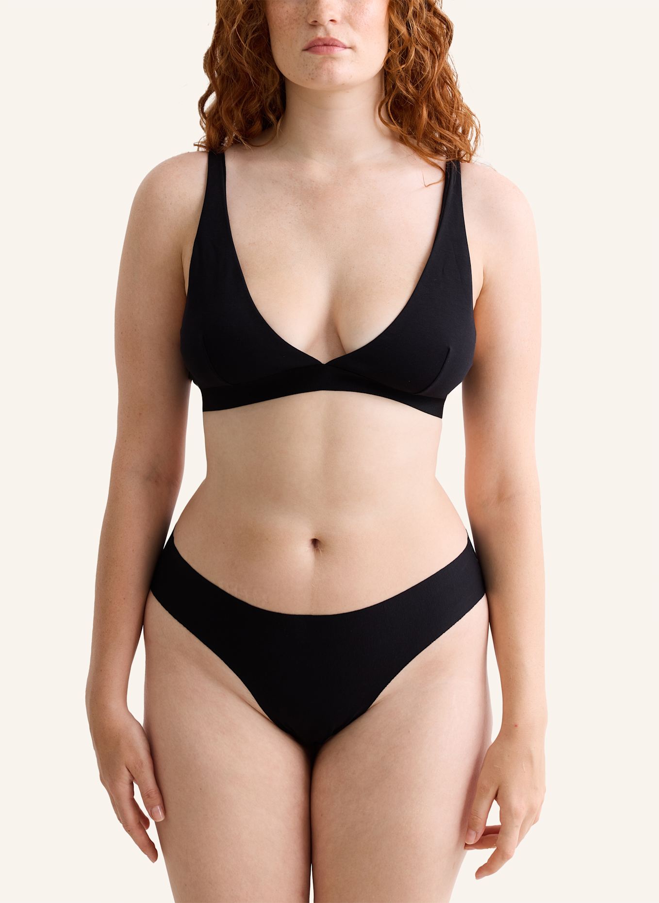 erlich textil Slip CASUAL COTTON SLIP: SCHWARZ