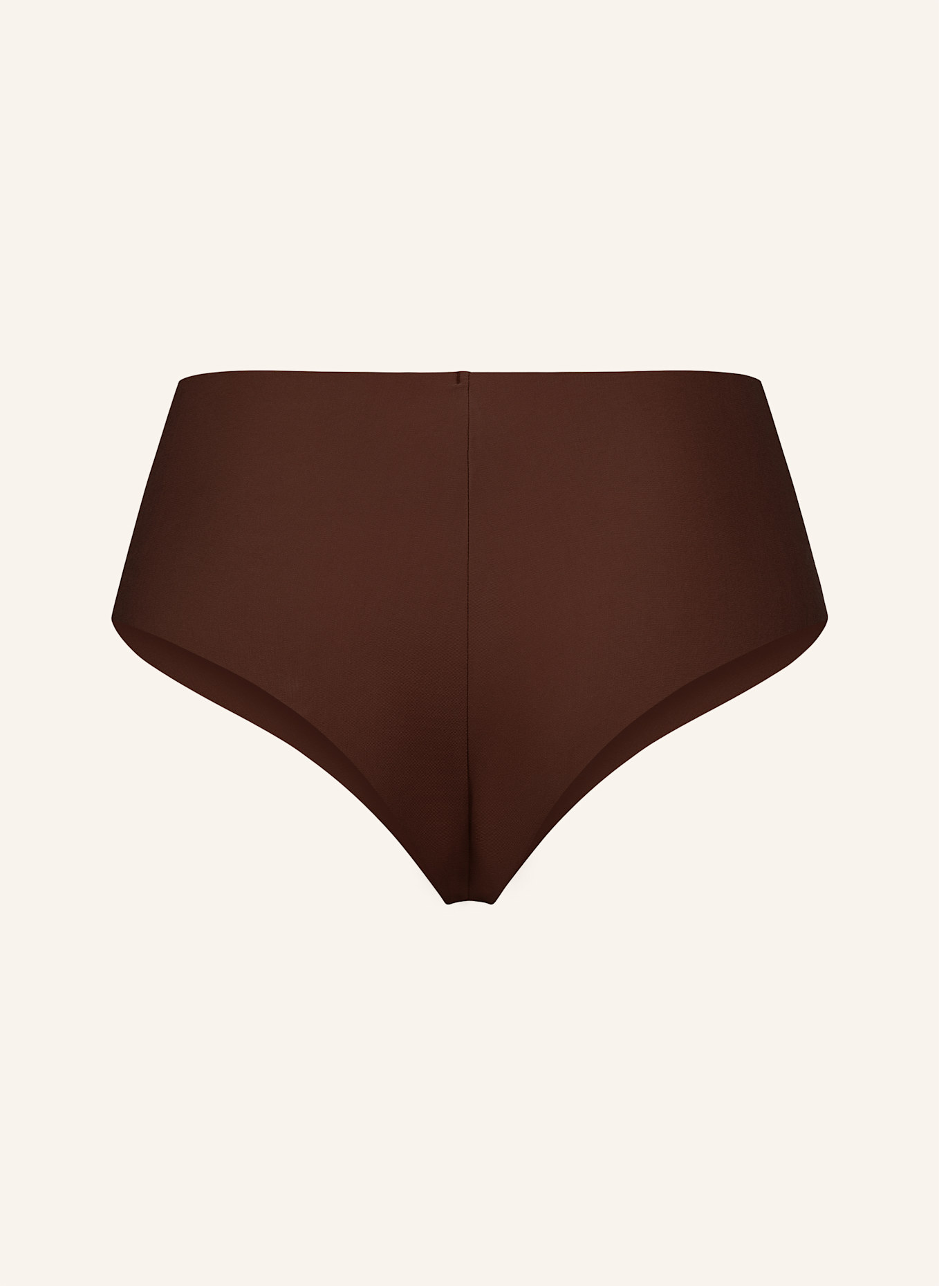 erlich textil Brazil String CASUAL COTTON HIGH WAIST BRAZIL STRING: BRAUN