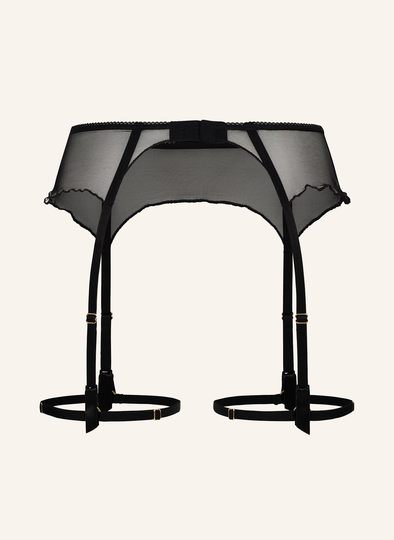 erlich textil Strumpfhalter ICONIC MESH STRUMPFHALTER: SCHWARZ