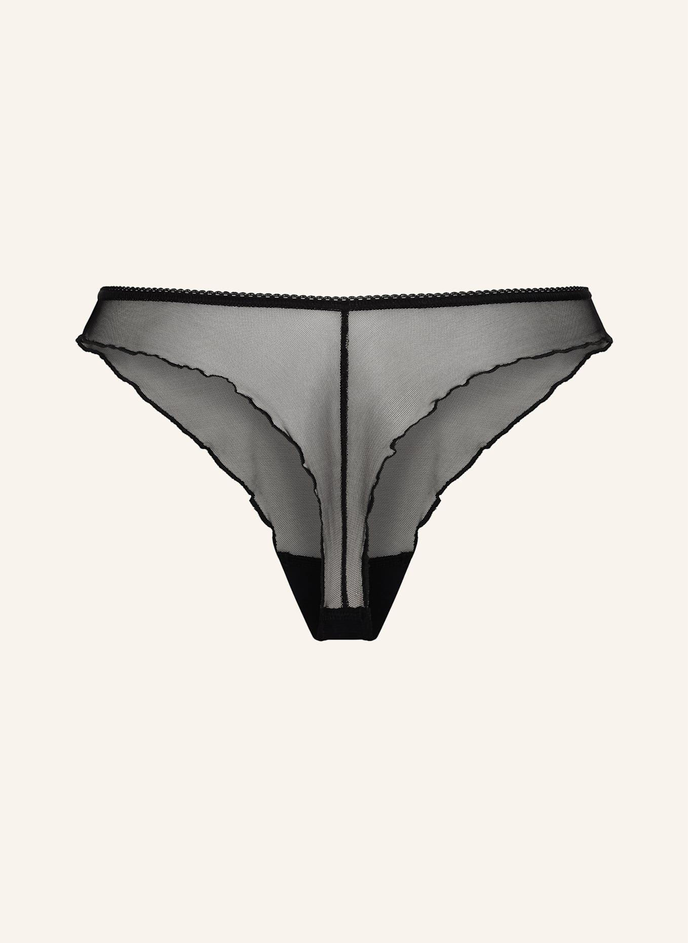 erlich textil String ICONIC MESH BRAZIL STRING: SCHWARZ