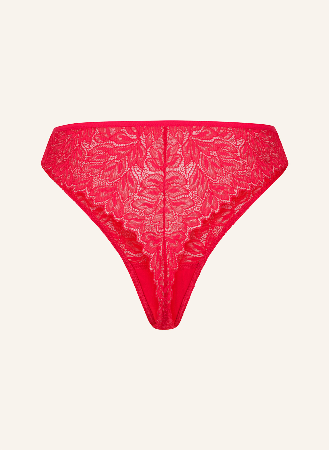 erlich textil String DREAMY LACE HIGH WAIST BRAZIL: ROT