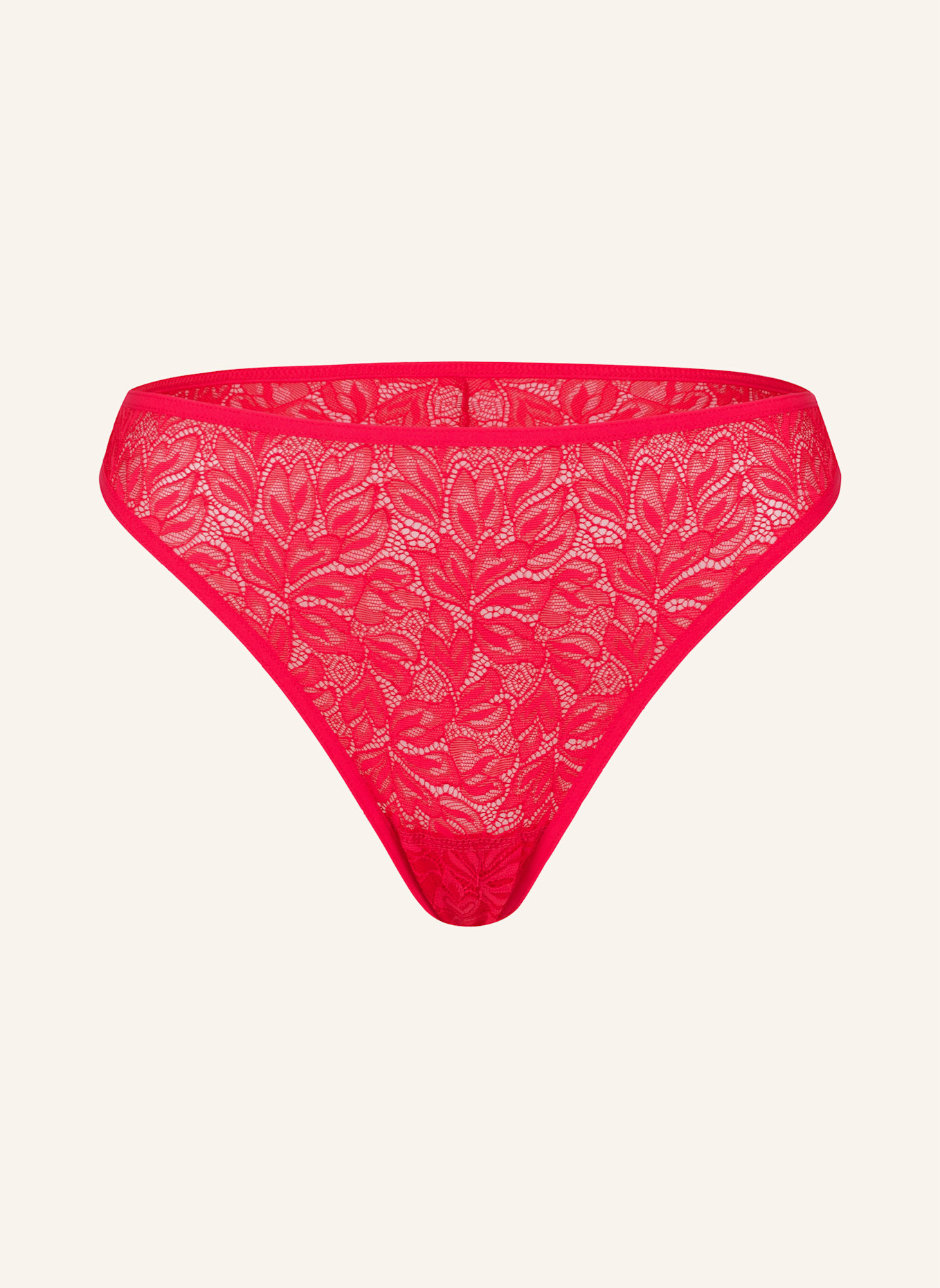 erlich textil Slip Dreamy Lace Brazil Slip: ROT