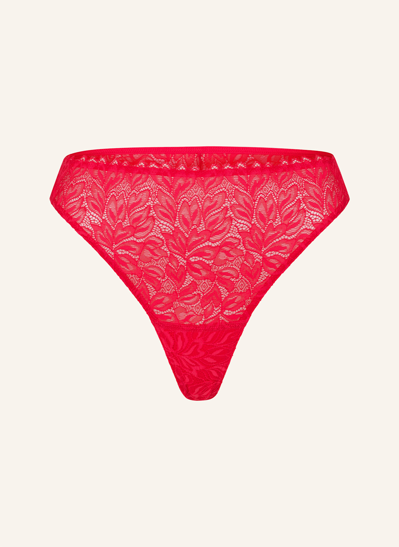 erlich textil String DREAMY LACE HIGH WAIST BRAZIL: ROT