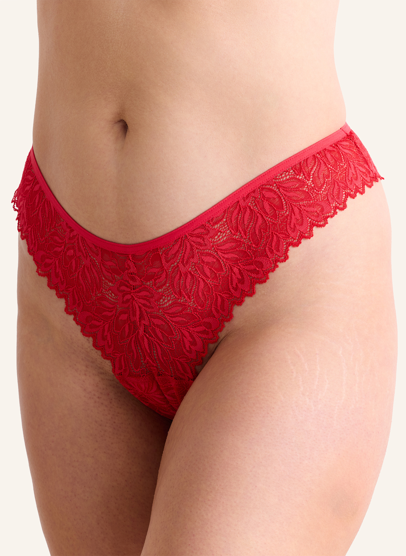 erlich textil String DREAMY LACE BRAZIL: ROT