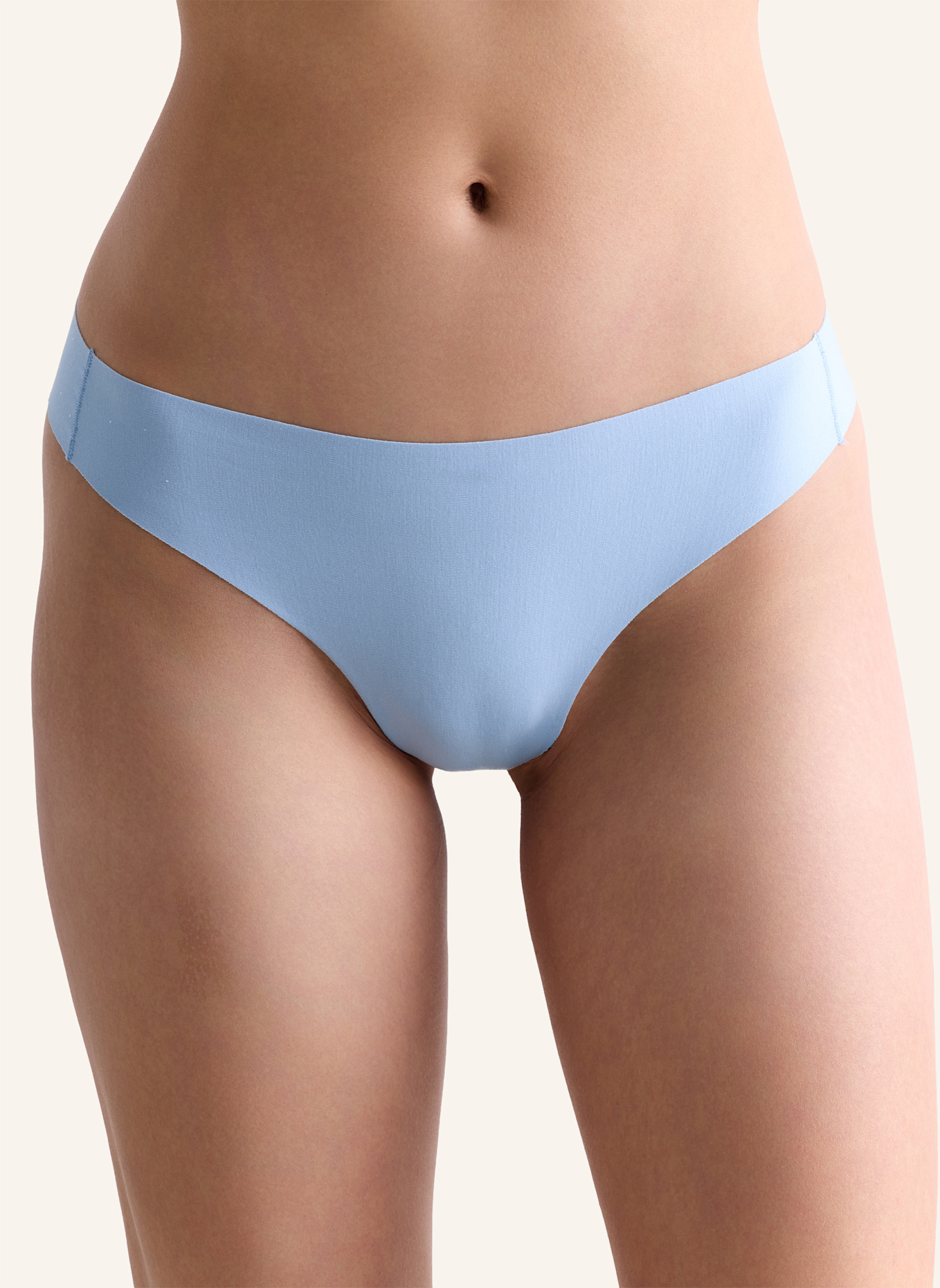 erlich textil Light Touch String aus weichem Modal - nahtlose Kanten: BLAU