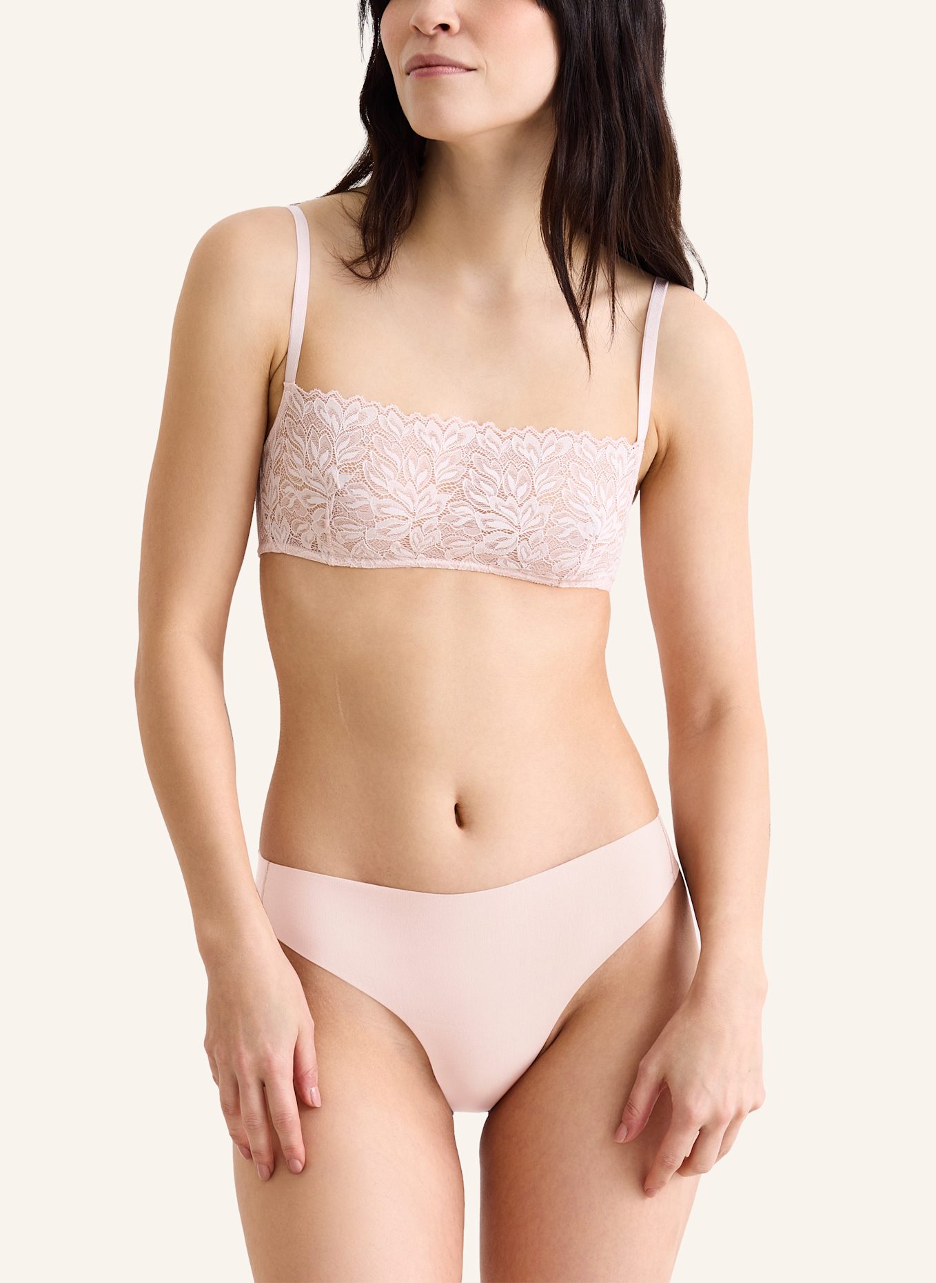 erlich textil Light Touch String aus weichem Modal - nahtlose Kanten: ROSA