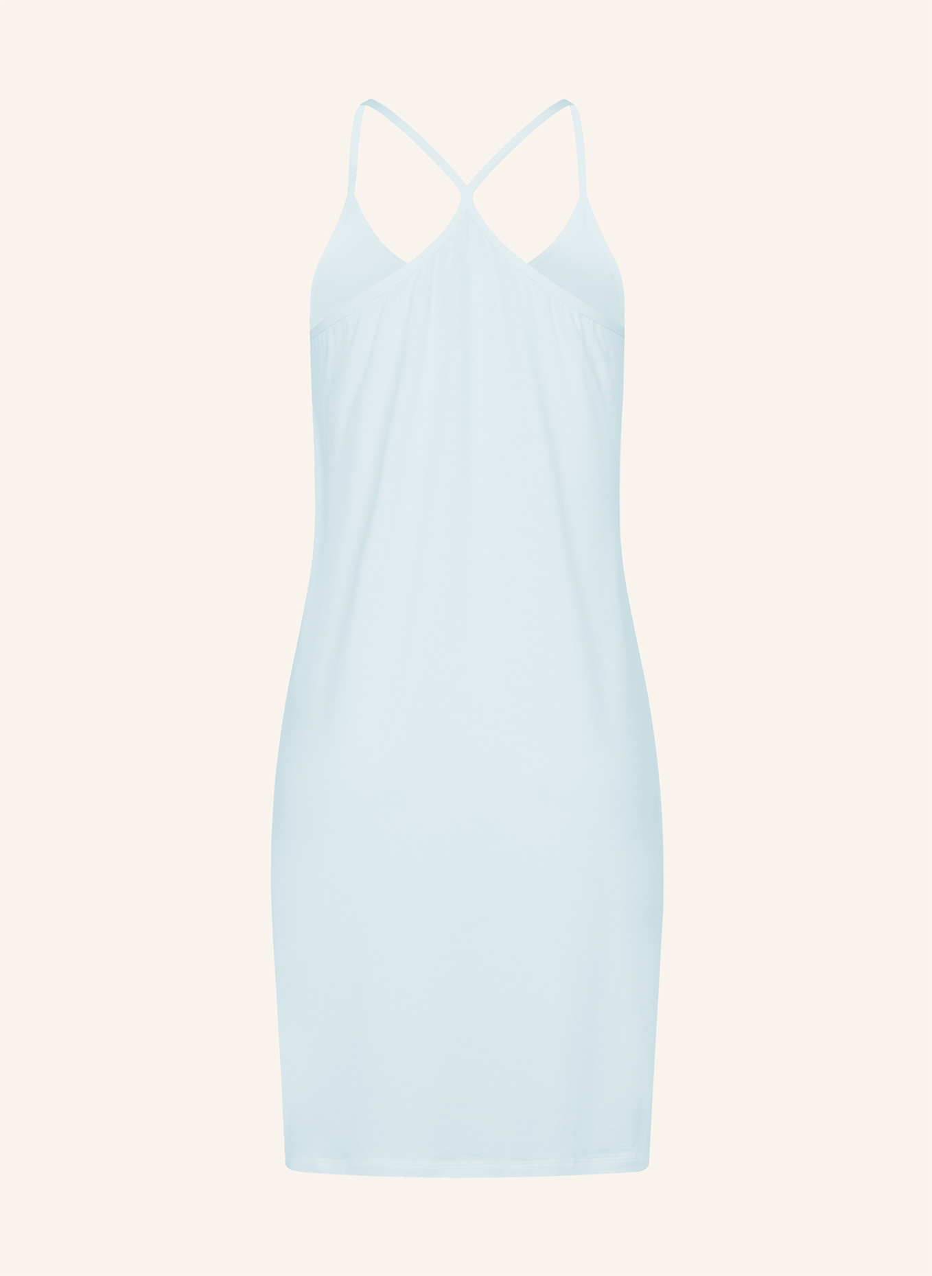 erlich textil Light Touch Trägernachthemd aus Lyocell - seidig weich: BLAU