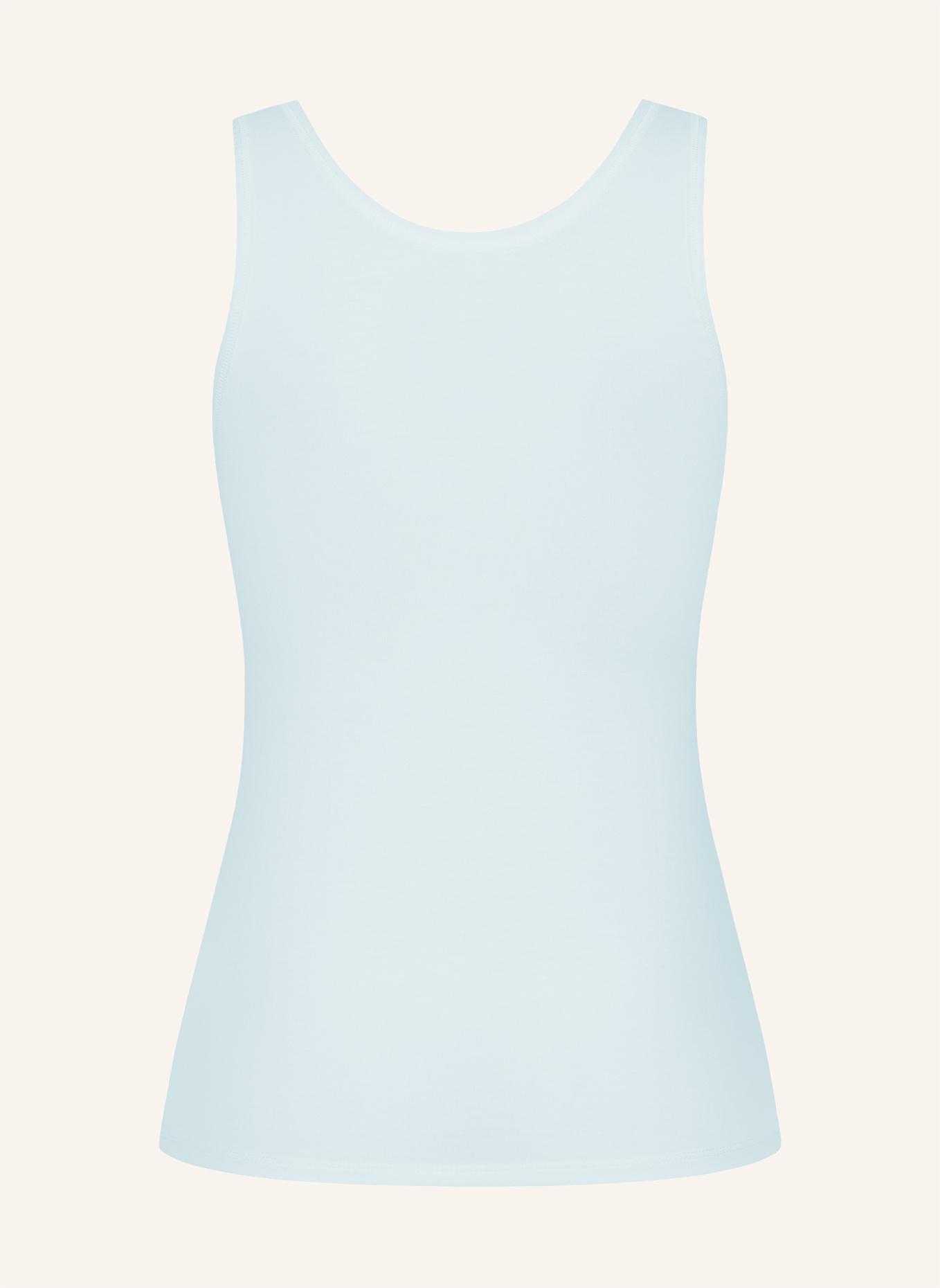 erlich textil Light Touch Tanktop aus weichem Lyocell, seidig fein elastisch: BLAU