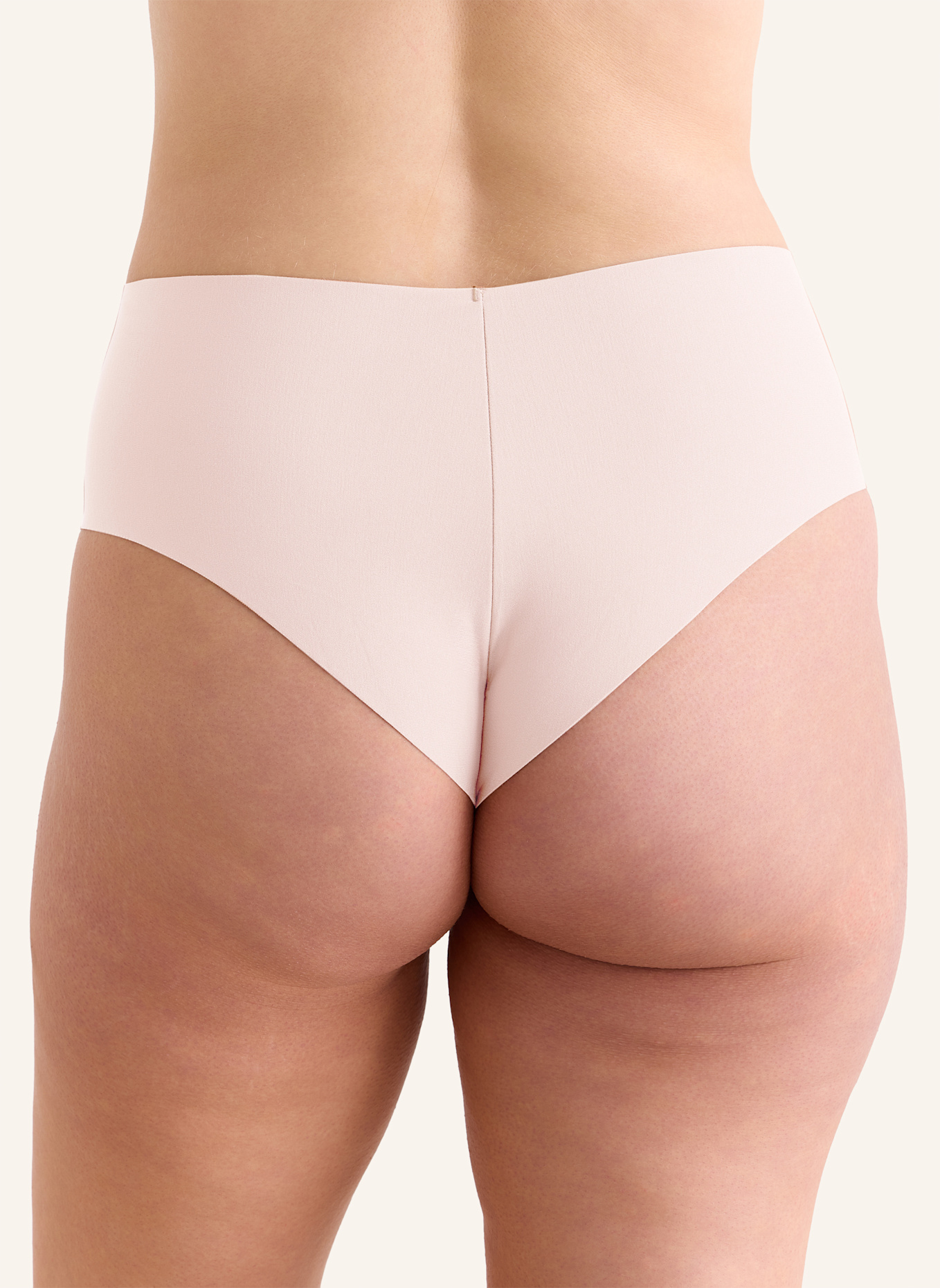 erlich textil Light Touch High Waist Brazil String aus weichem Modal - nahtlose Kanten: ROSA