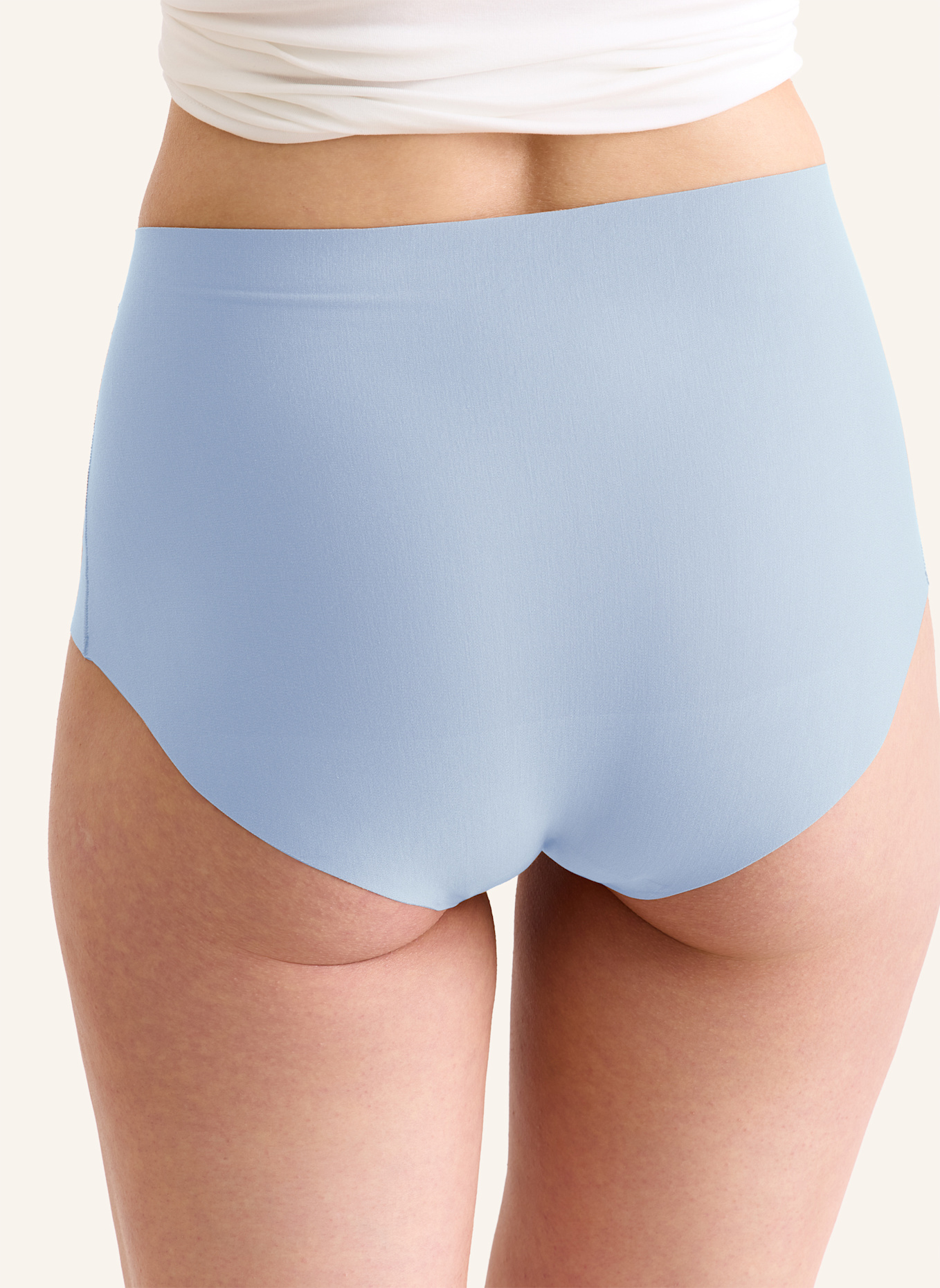 erlich textil Light Touch High Waist Slip aus weichem Modal - nahtlose Kanten: BLAU