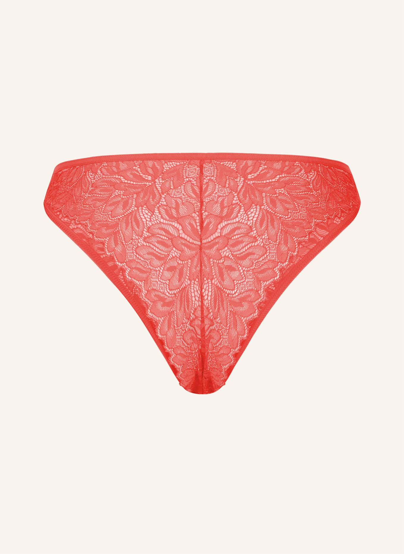 erlich textil Dreamy Lace Brazil Slip aus nachhaltiger Spitze - atmungsaktiv: ORANGE